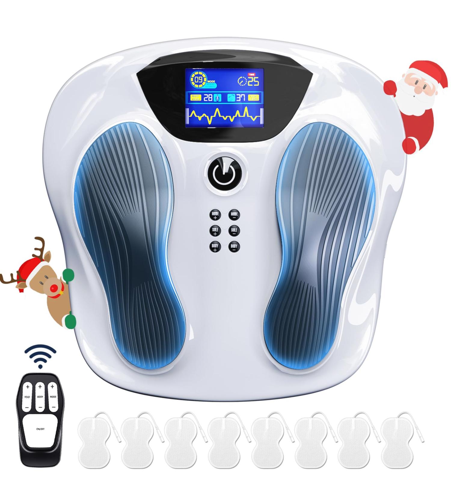 Creliver Medic Pro Circulatory Stimulator - EMS & TENS for Improved Blood Circulation Alleviates Tired Legs Neuropathy Nerve & Joint Pain - Jade White - Buy Online on GoSupps.com