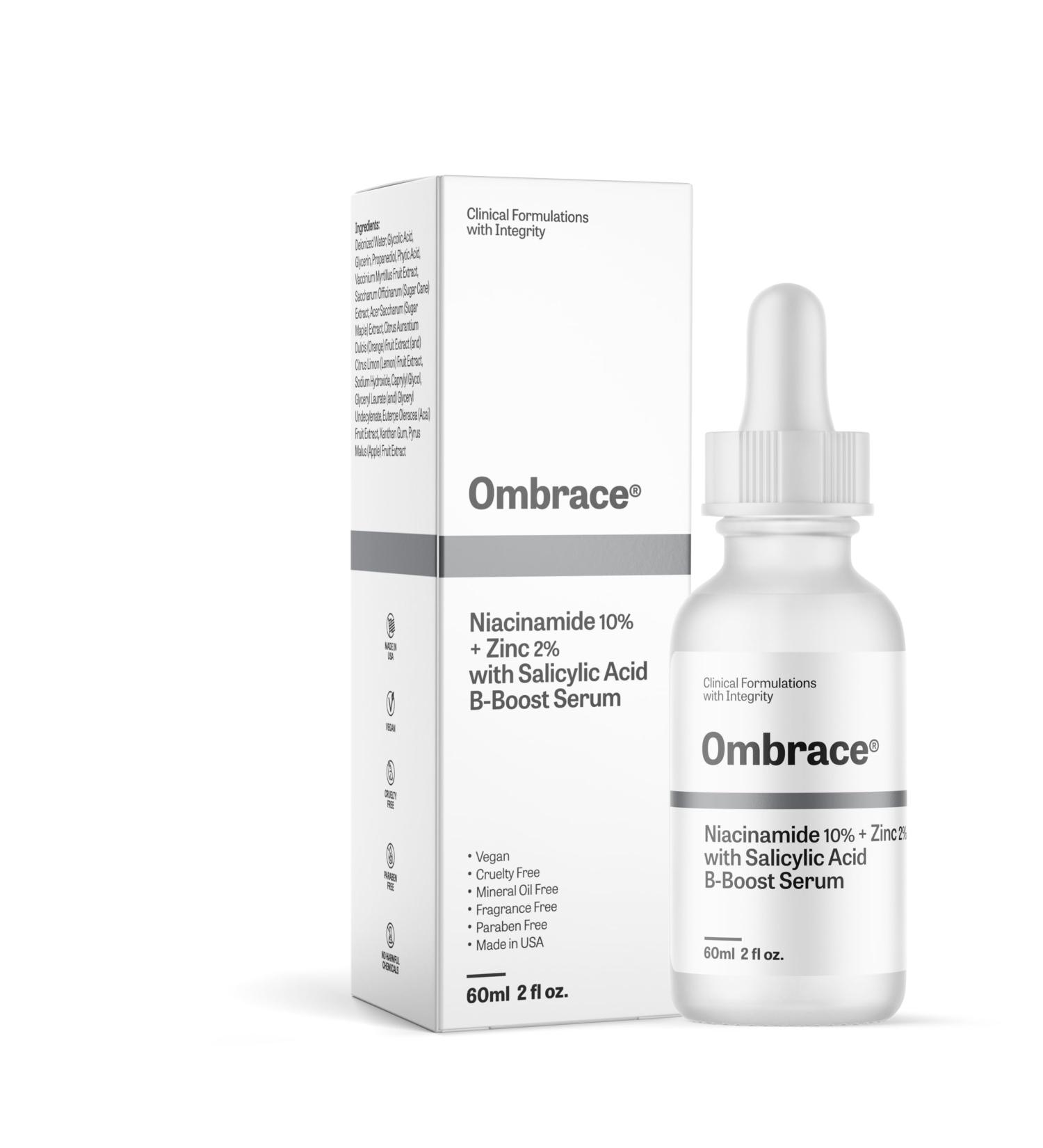 Niacinamide 10% Serum For Face Plus Zinc 2% with Salicylic Acid Anti Aging Serum Hydrating Serum for Moisturize Skin Oil Control Pore And Dullness Reducer For All Skin Type 60ml 2Floz