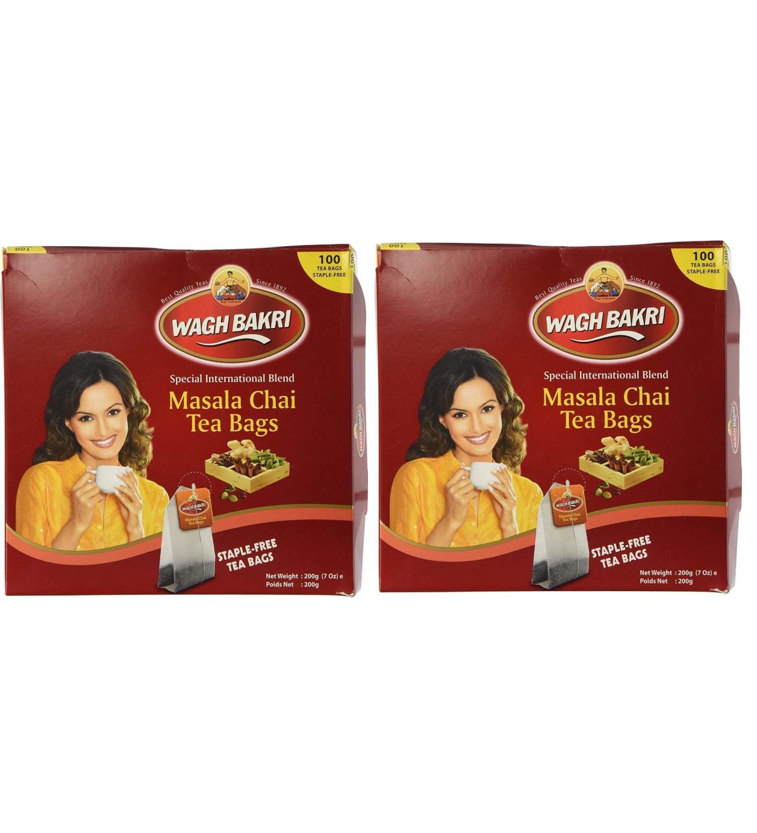 Wagh Bakri Masala Chai 100'S (Pack of 2) - Buy Online on GoSupps.com