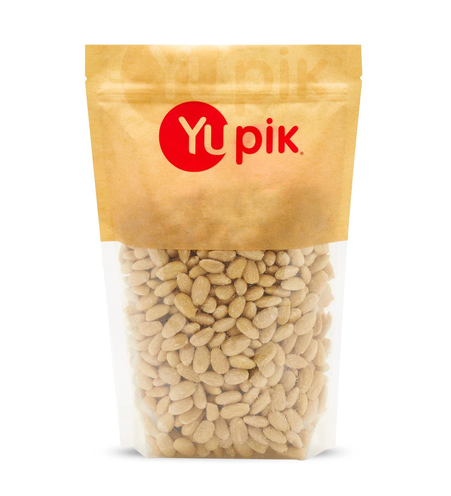 Yupik Whole Blanched California Almonds 1Kg Skinless Unsalted Gluten-Free Kosher Raw Good Source of Protein Fiber Iron & Calcium Low in Carb 1 kg (Pack of 1) - Buy Online on GoSupps.com