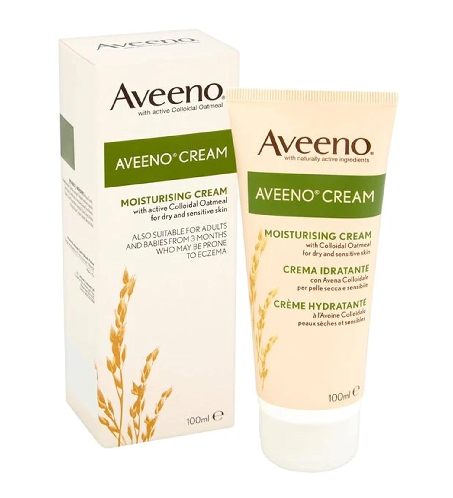 Aveeno Moisturizing Cream (100ml) - Pack of 2 Aveeno - Buy Online on GoSupps.com
