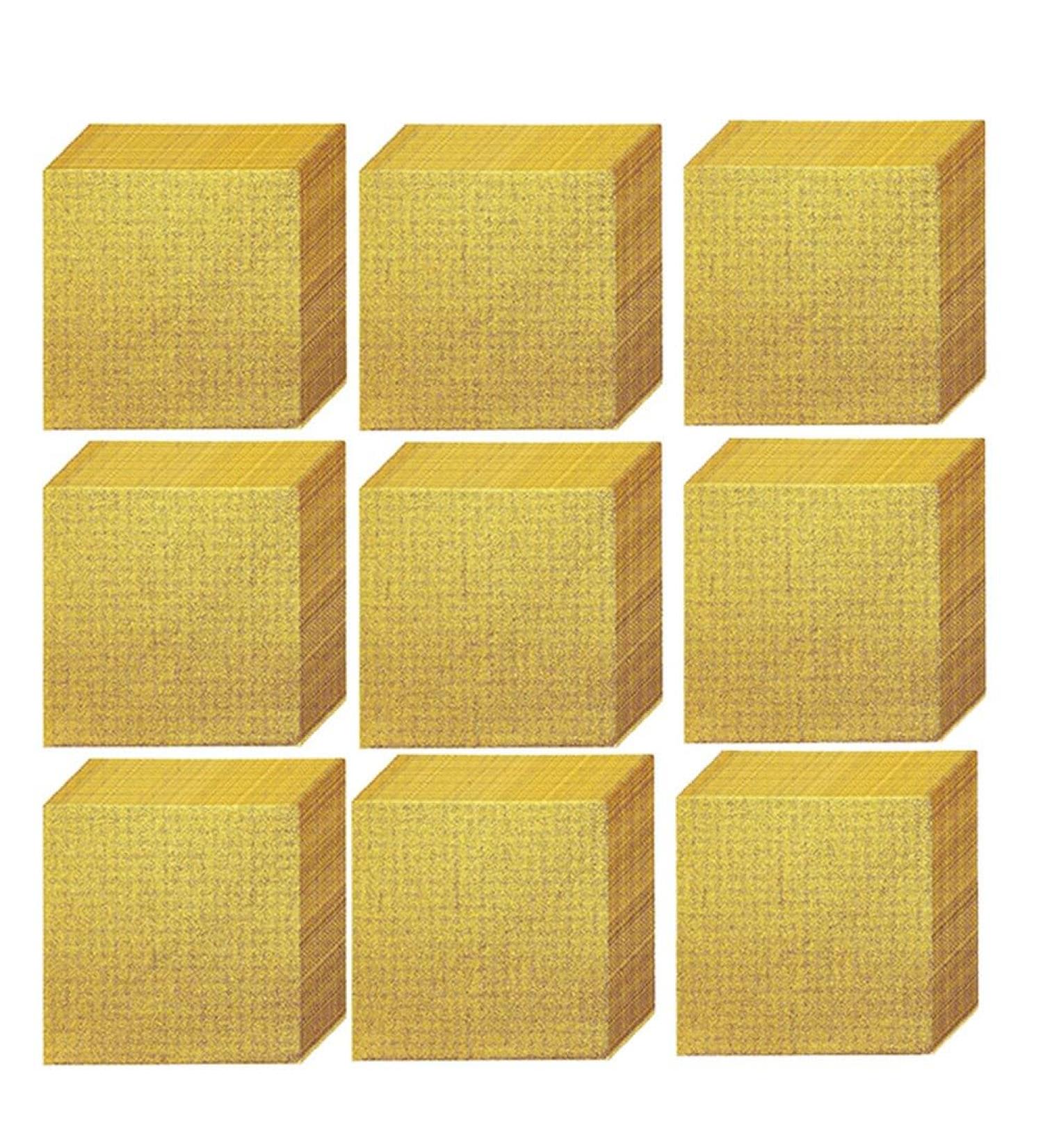 MINIDAHL 1000 pieces 4 in X4 in gold candy wrappers chocolate candy wraps for chocolate candy Fai-Da-Te Christmas - Buy Online on GoSupps.com