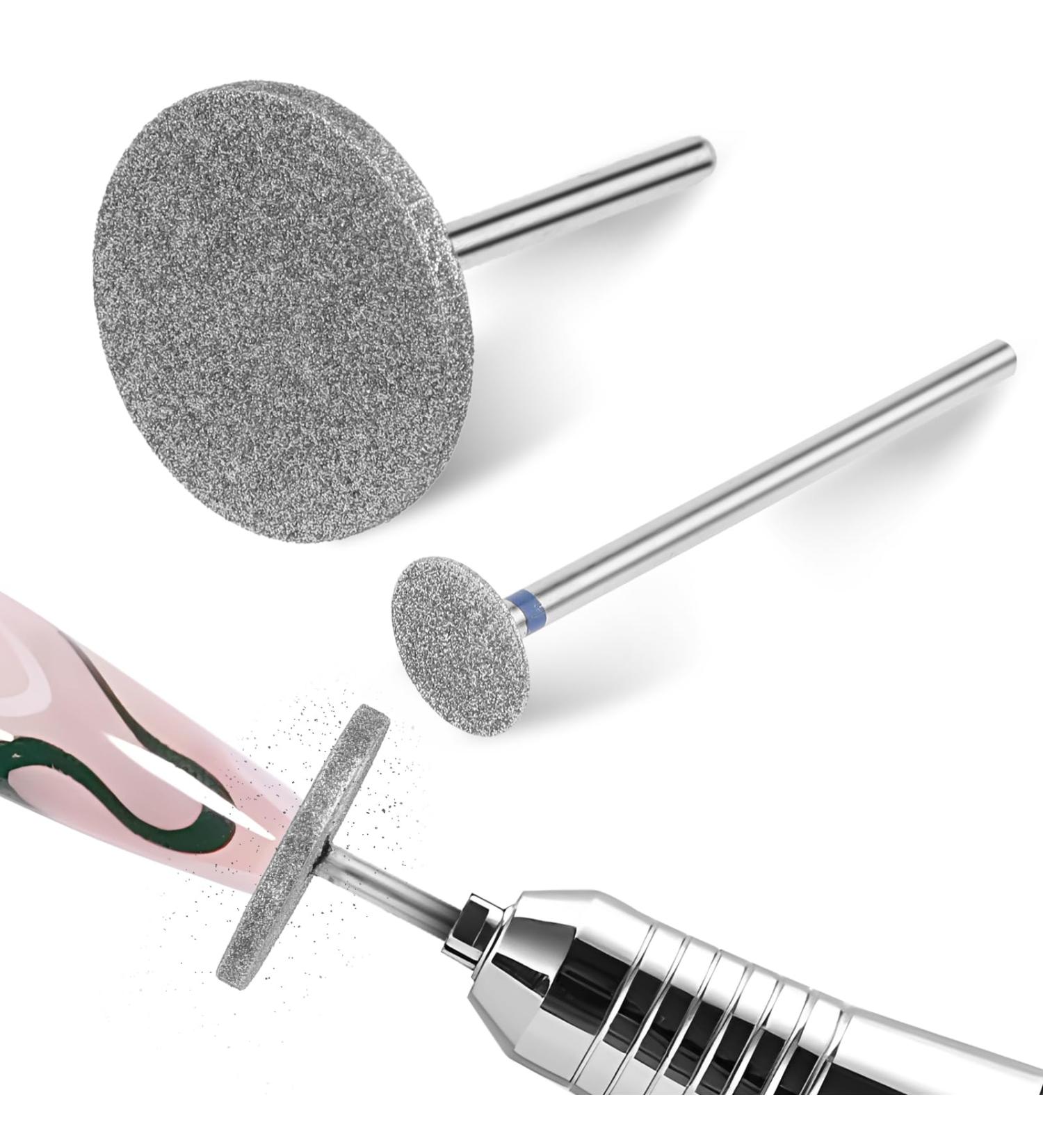 Andibro 2Pcs Sanding Disc Nail Drill Bits Electric Foot File Hard Skin Remover Discs Emery Carbide Callus Remover Pads Pedicure Sandpapers Replacement Cracked Skin Callus Removal for Manicure Pedicure - Buy Online on GoSupps.com