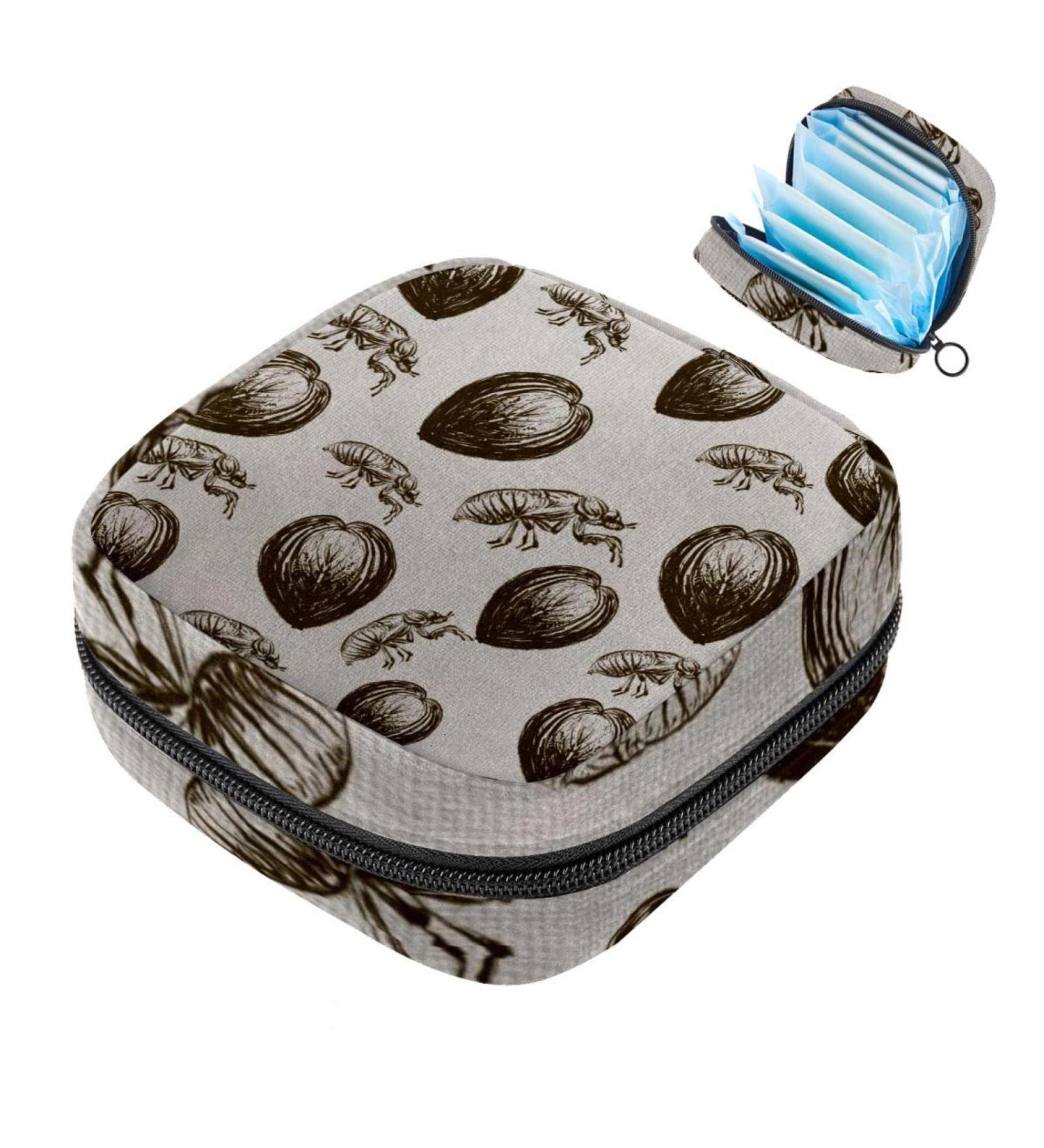 Fossil Insect Tie Storable Pocket for Women & Girls - Menstrual Cup Holder Bag | 7 Color Options - Buy Online on GoSupps.com