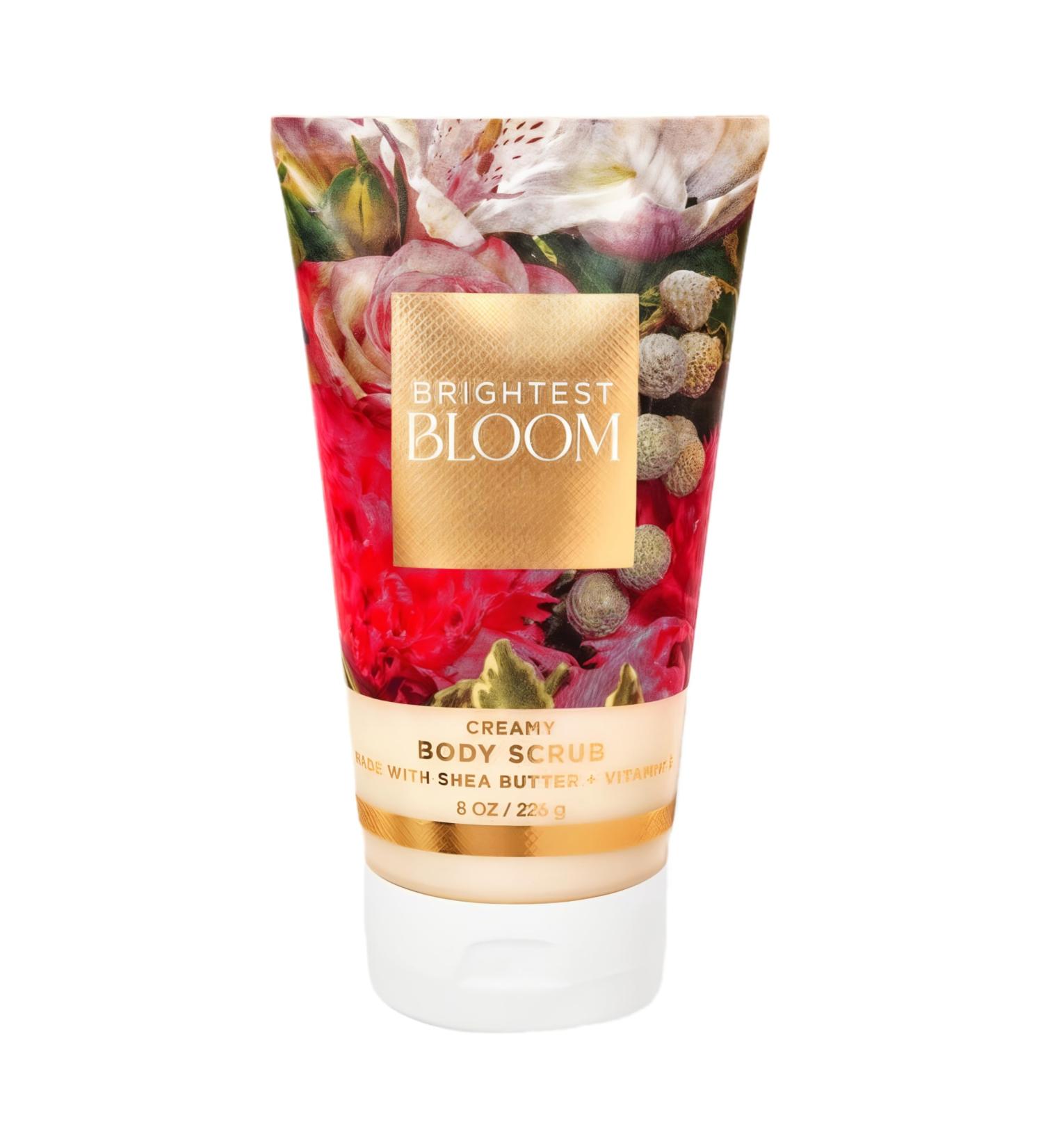 Bath and Body Brightest Bloom Creamy Body Scrub 8 oz