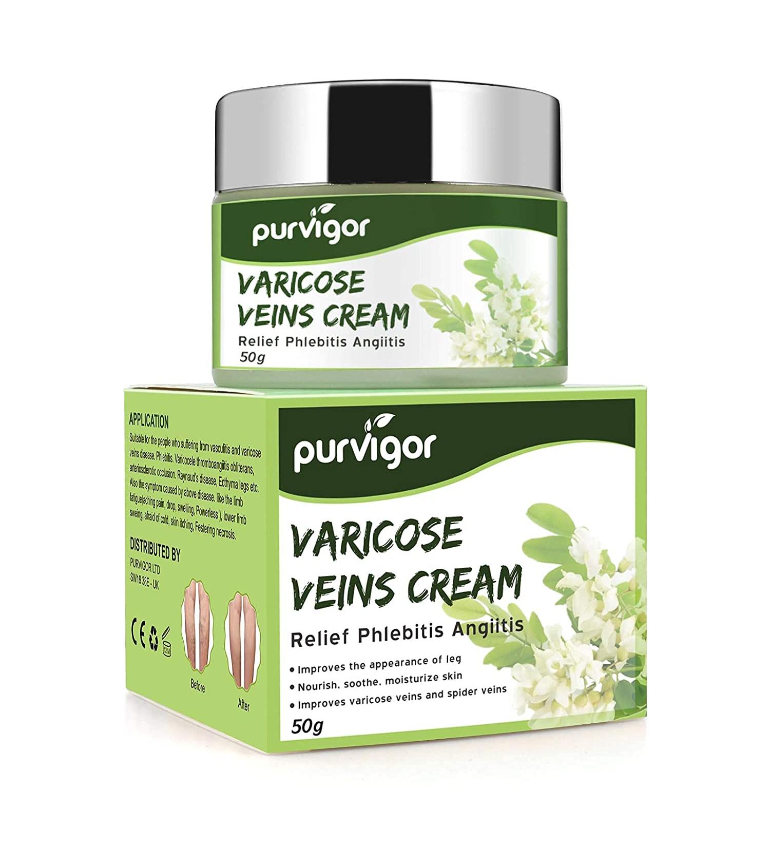 Bieyoc Varicose Veins Cream - Fast Relief for Pain & Spider Veins | International Shipping Available - Buy Online on GoSupps.com