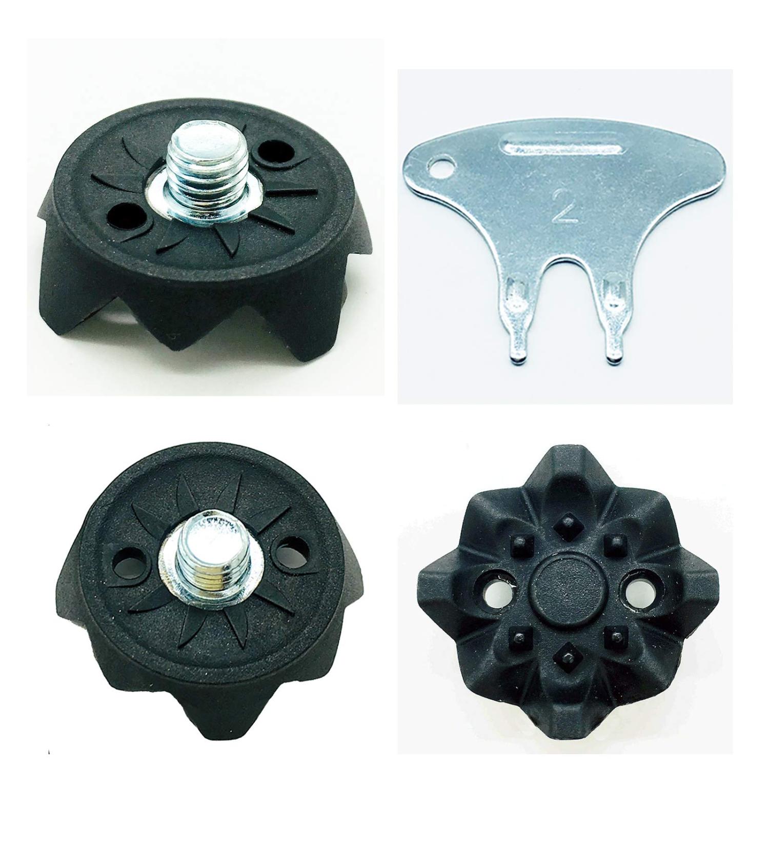 Longkun 28 Counts Metal Golf Spikes - 1/4 Inch Replacement Cleats for Golf & Cricket Shoes - Easy Installation - Buy Online on GoSupps.com