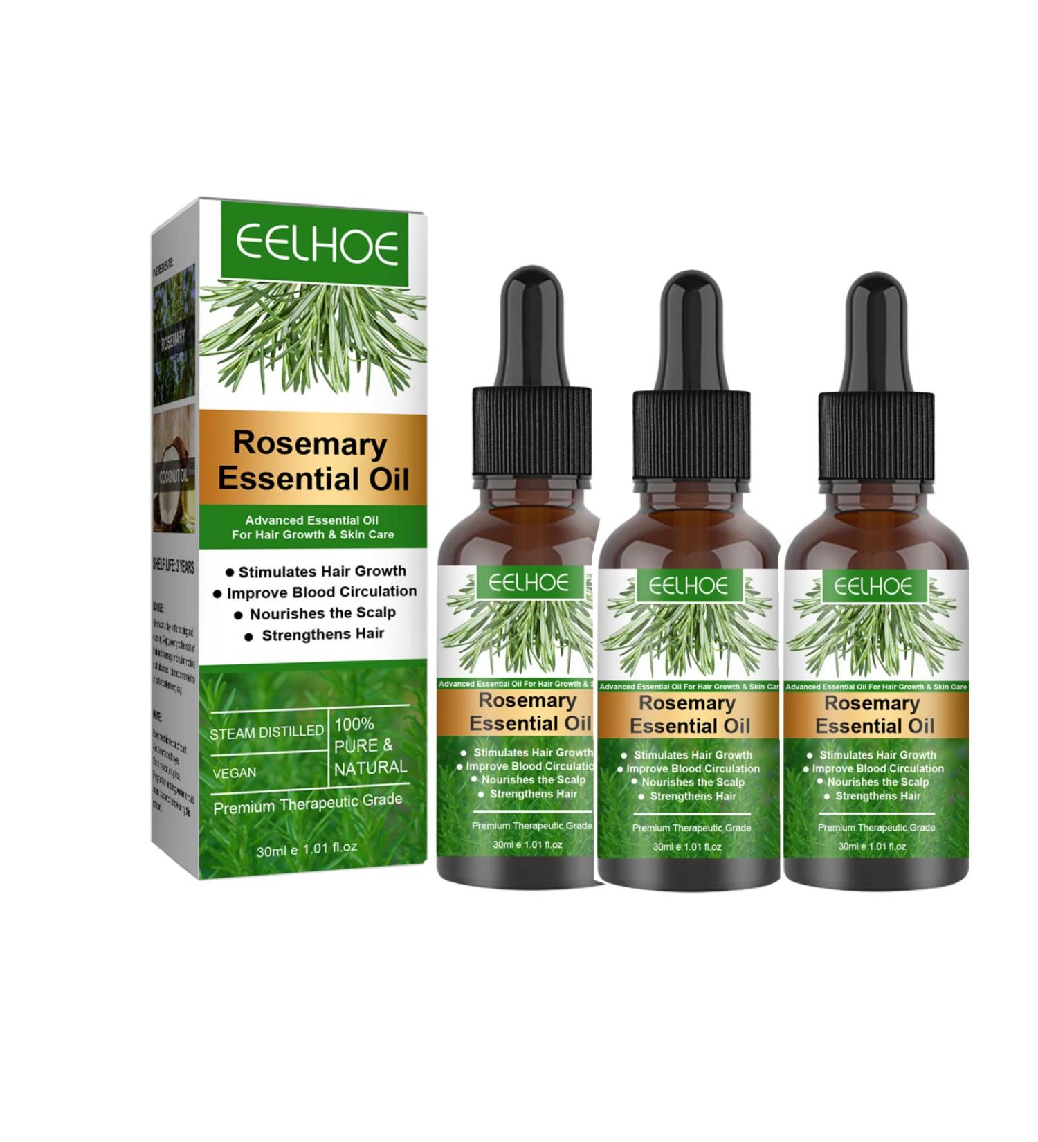 Shenrongtong Rosemary Oil for Hair Growth Rosemary Oil for Hair 30ML Organic Hair Serum to Nourish Scalp and Stimulate Hair Growth - Buy Online on GoSupps.com