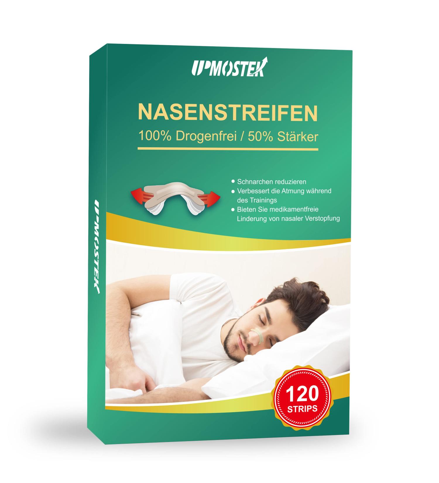Breathe Nose Plaster - Extra Strong Anti-Snoring Strips for Blocked Nose Relief | 120 Pack - Perfect for Allergies Sports & Sleep - Buy Online on GoSupps.com