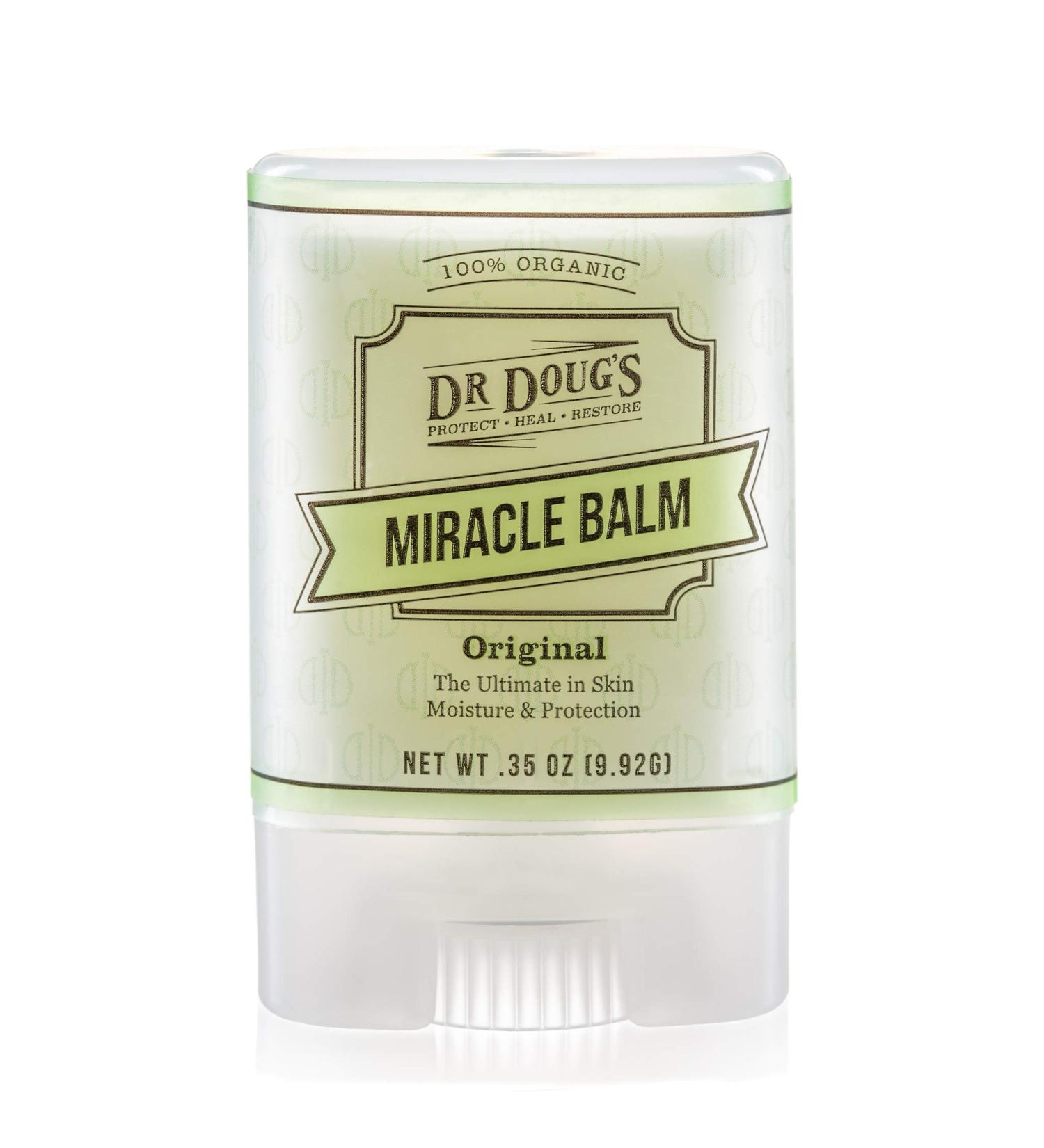 Dr. Doug's Original Miracle Balm (Mini Twist up 0.35 oz) 0.35 Ounce (Pack of 1)