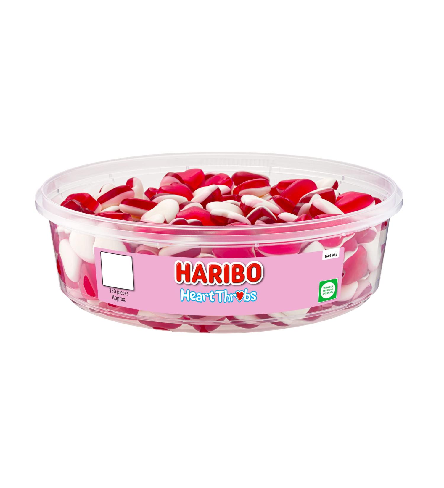 Heart Throbs x 150 Pieces (480g) Sweets Tub