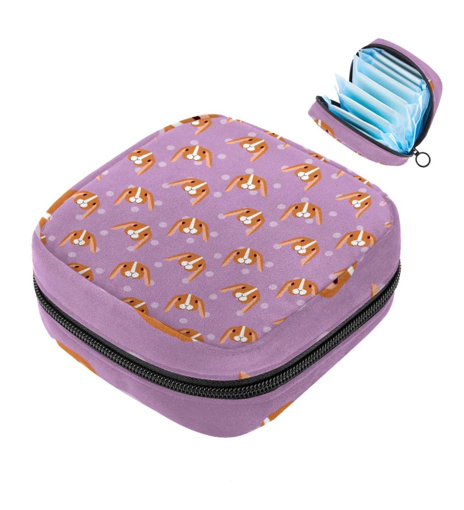 Shop Cute Portable Women's Binding-Storage Bags | Menstrual Cup & Tampon Bags for Teenage Girls - Pink & Multicolored - Buy Online on GoSupps.com