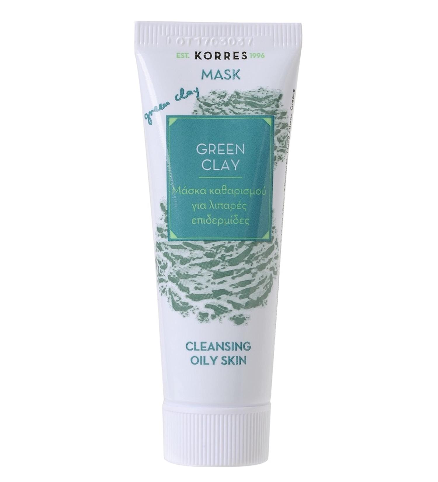 Corrres Green Clay Deep Cleansing Mask | Vegan & Dermatologically Tested | Ideal for Oily Skin | 18 ml - Buy Online on GoSupps.com