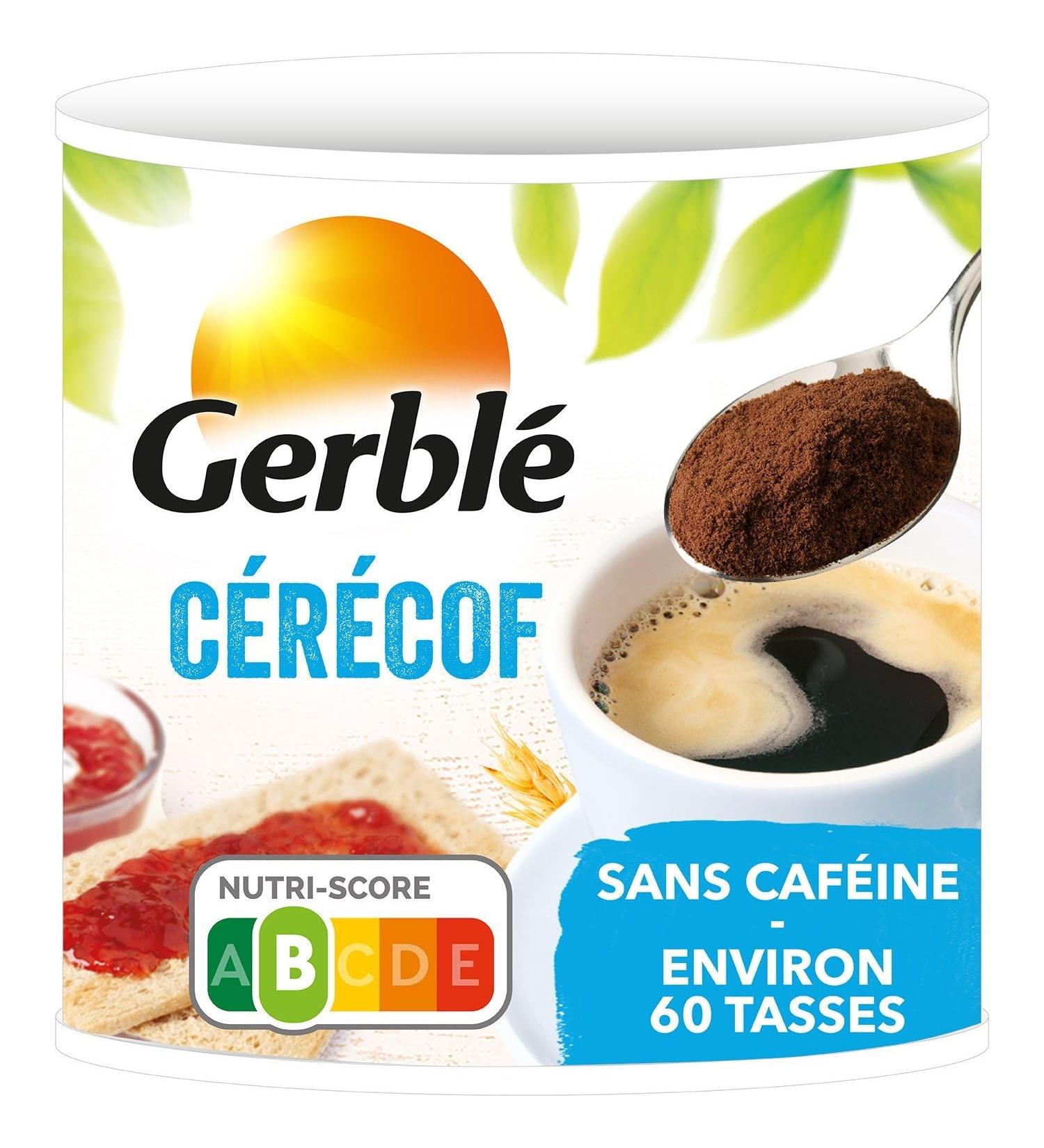 GERBL Boisson Instantan e Nutritive C r cof Saveur Douce et Velout e (Bo te 125g) - lot de 3 - Vendu par Lot