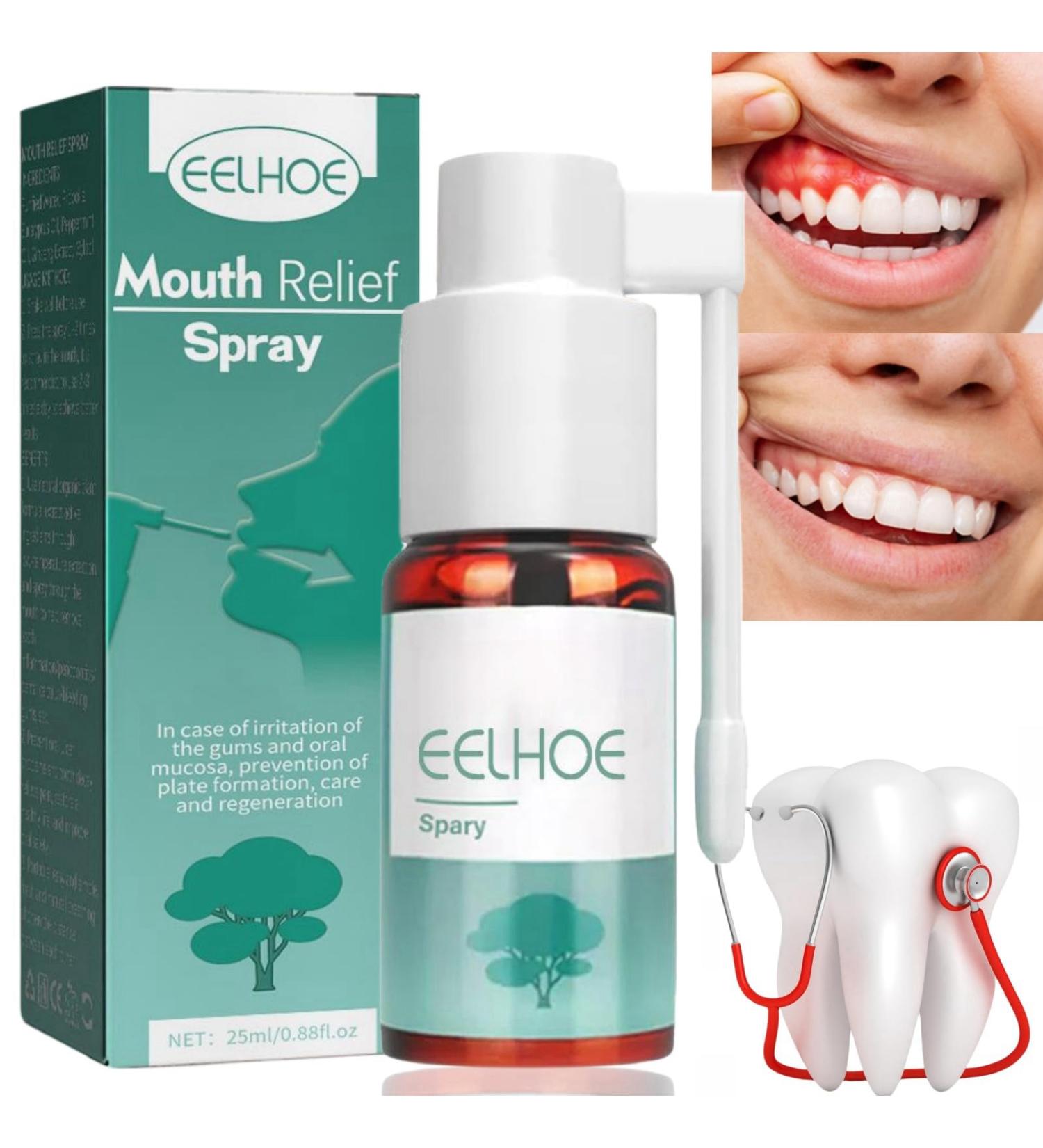Toothache Relieving Spray Gum Repair Spray Oral Care Spray Toothache Pain Relief for Adult Gum Treatment Spray Rapid Relief Dental Spray Instant Teeth Treatment Relief Toothache Sprays Freshen Breath - Buy Online on GoSupps.com