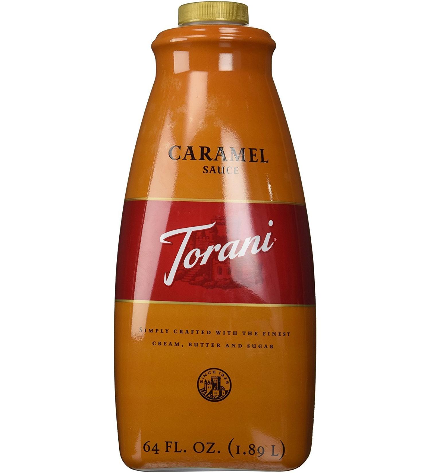 Torani Caramel Sauce 64oz - Delicious Gourmet Topping for Desserts - Buy Online on GoSupps.com
