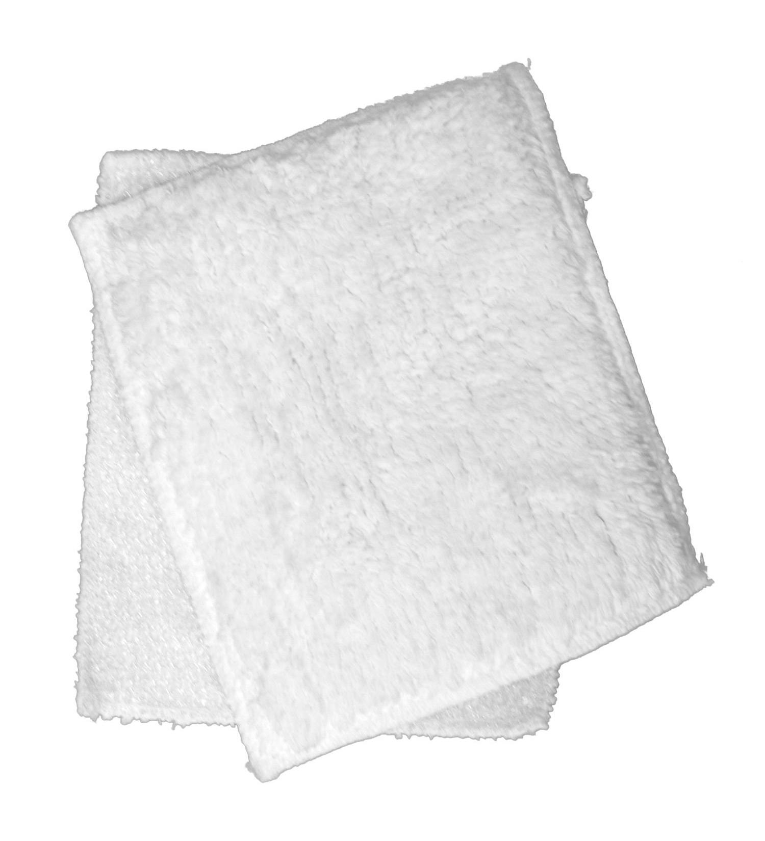 White Shrubbie Towel Washcloth