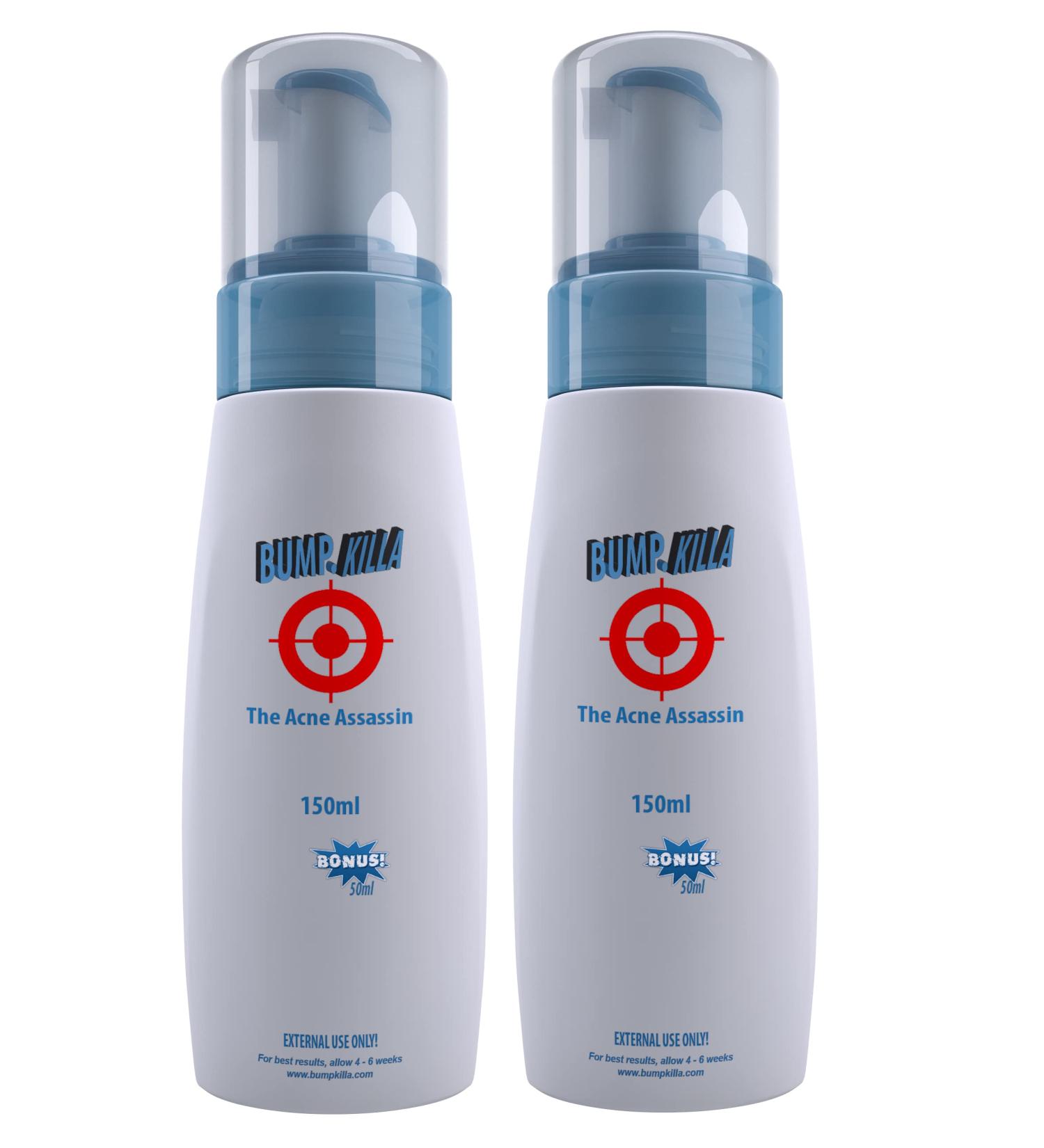 Acne Treatment for Sensitive Skin - 80% Acne Reduction in 4 Weeks | Double Bottle Foamer - Buy Online on GoSupps.com