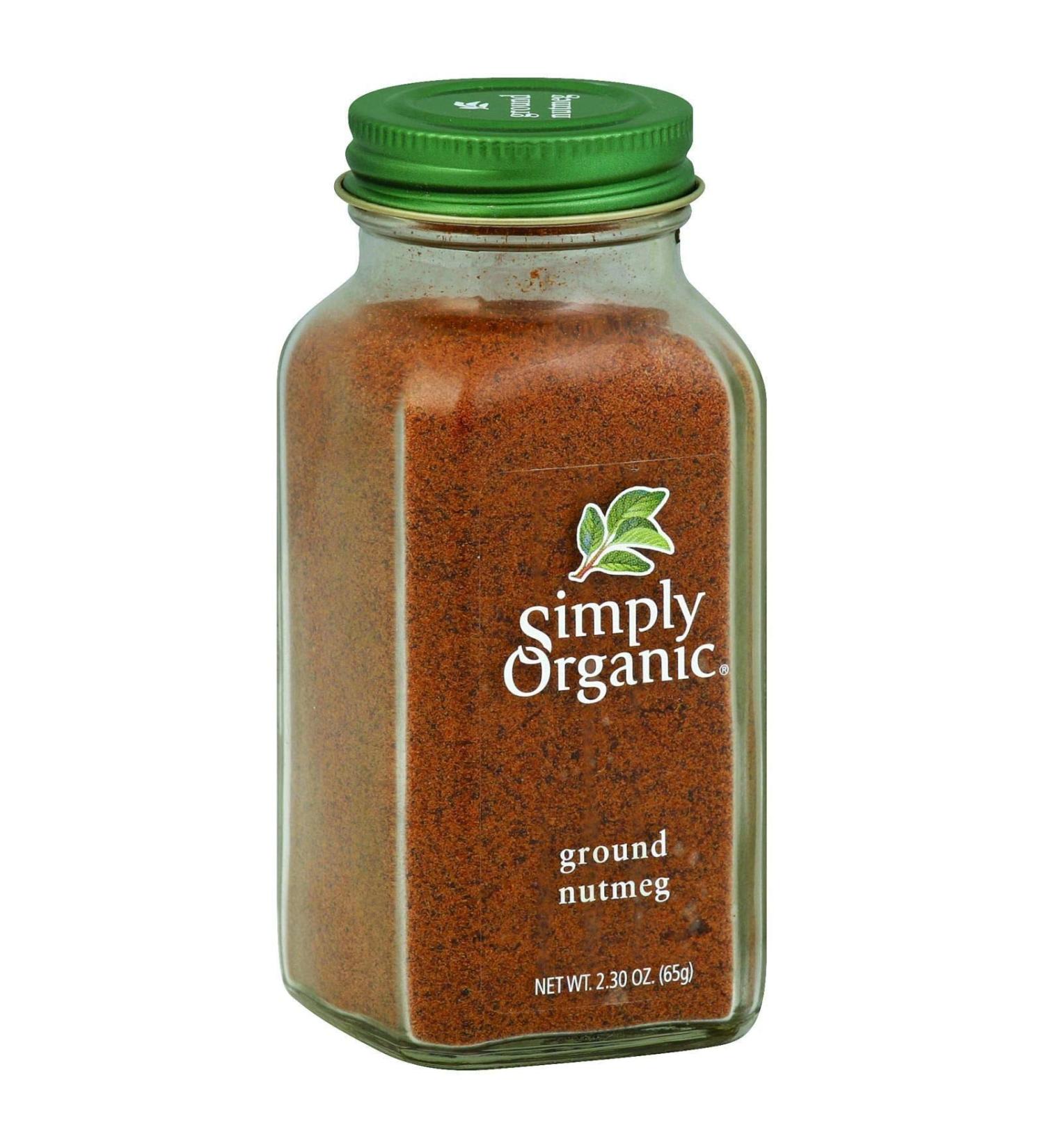 Simply Organic Nutmeg - Organic - Ground - 2.3 Oz