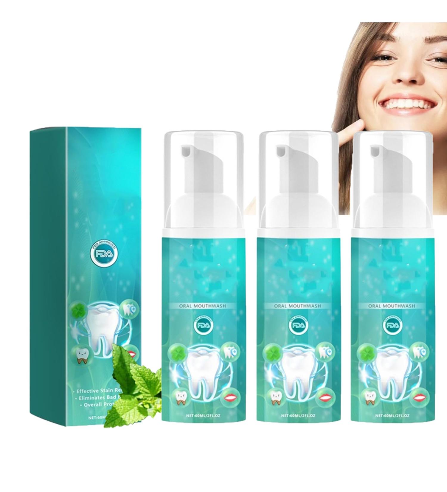 Furzero Smartsmile Mouthwash - 60ml for Fresh Breath & Oral Care | Total Teeth Solution (3PC) - Buy Online on GoSupps.com