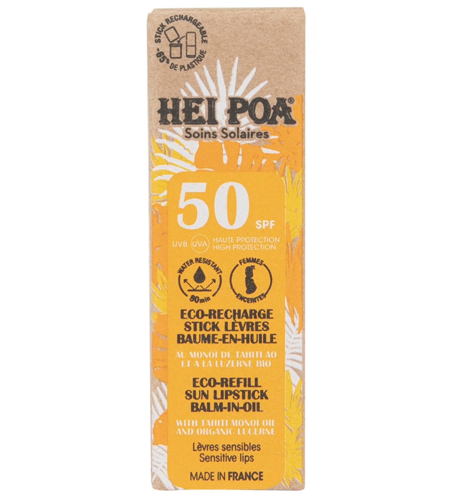 Hei Poa Stick L vres SPF50 co-Recharge 4 g