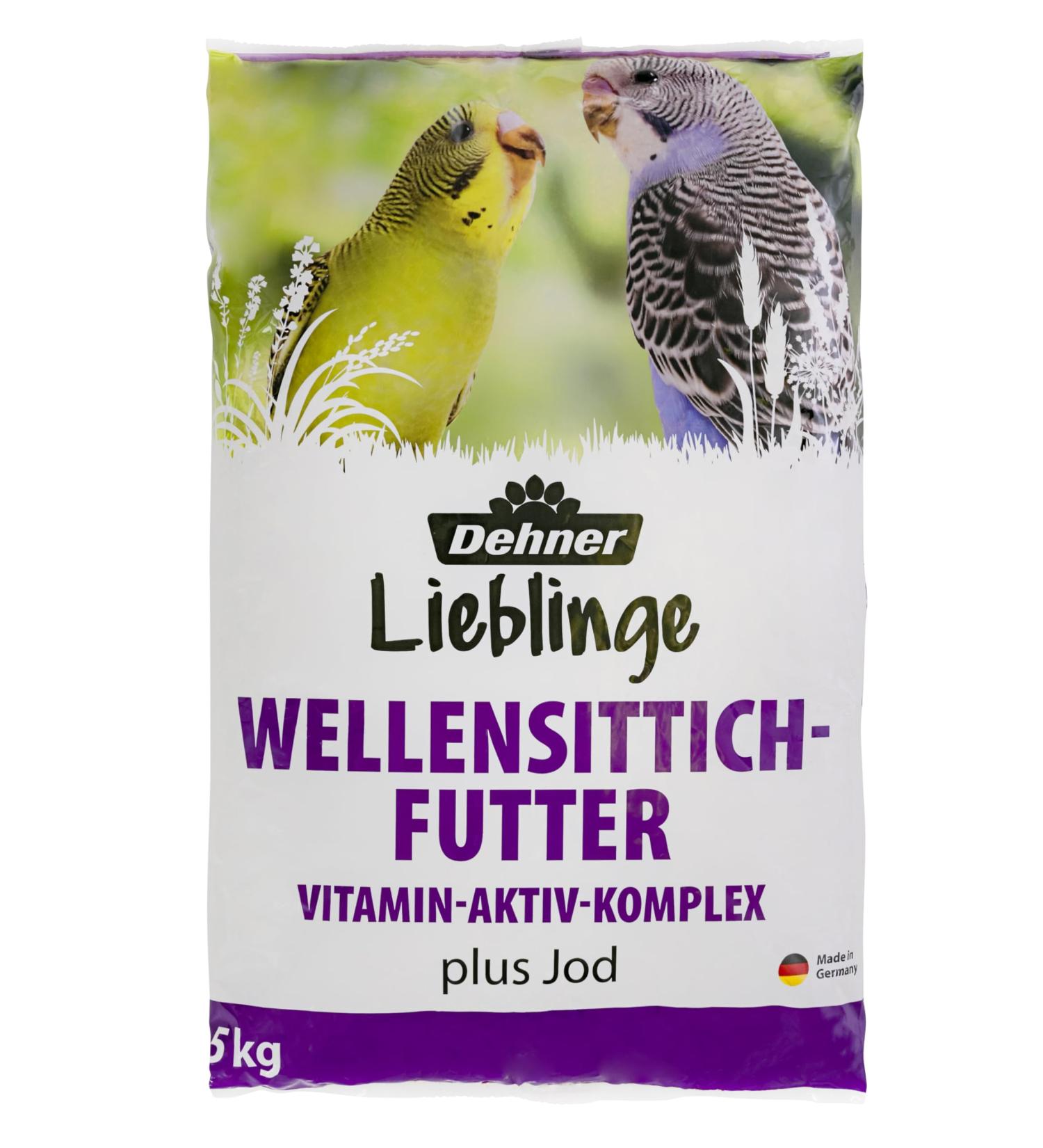 Dehner Lieblinge Budgie Food 5kg - Premium Grains for Healthy Parrots - International Shipping Available - Buy Online on GoSupps.com