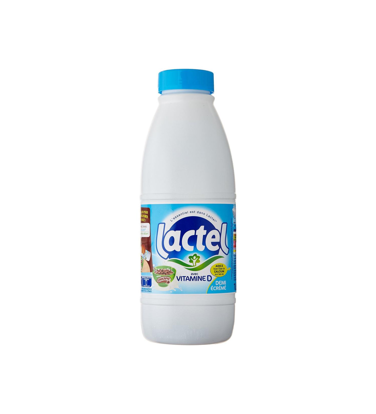 Lactel Lait U.H.T Demi cr m 1L - Pack de 6 bouteilles - Buy Online on GoSupps.com