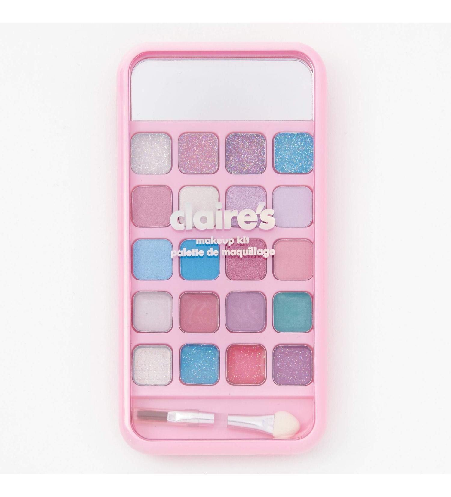 Claire's Rhinestone Hearts Bling Eyeshadow Palette in Pink - Buy Online on GoSupps.com
