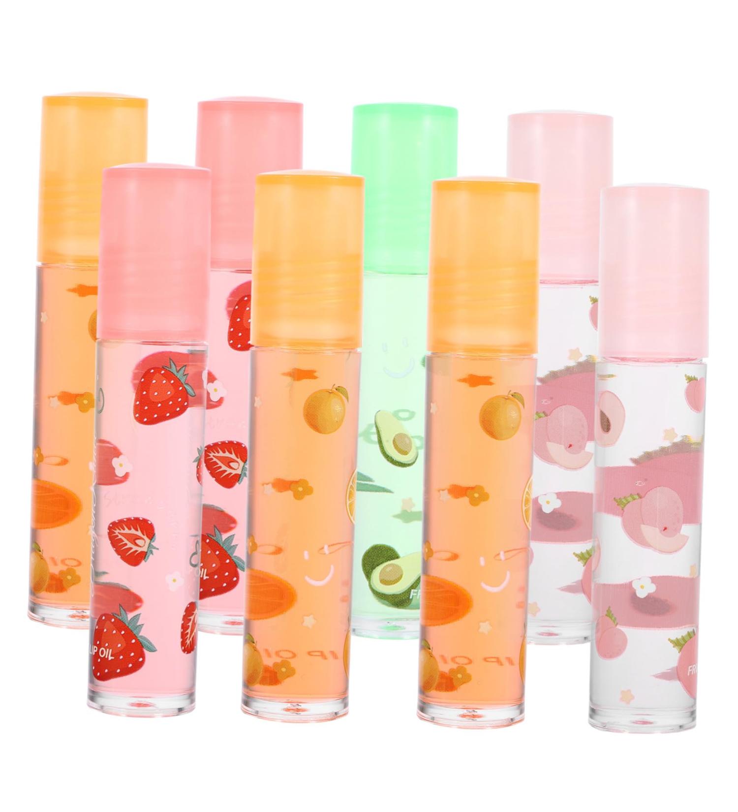 PLAFOPE 8 pi ces Gloss L vres Hydratant Saveurs Fruit es Transparent Incolore Soin et Hydratation pour Hiver 8pcs Couleur Al atoire Couleur Al atoire - Buy Online on GoSupps.com