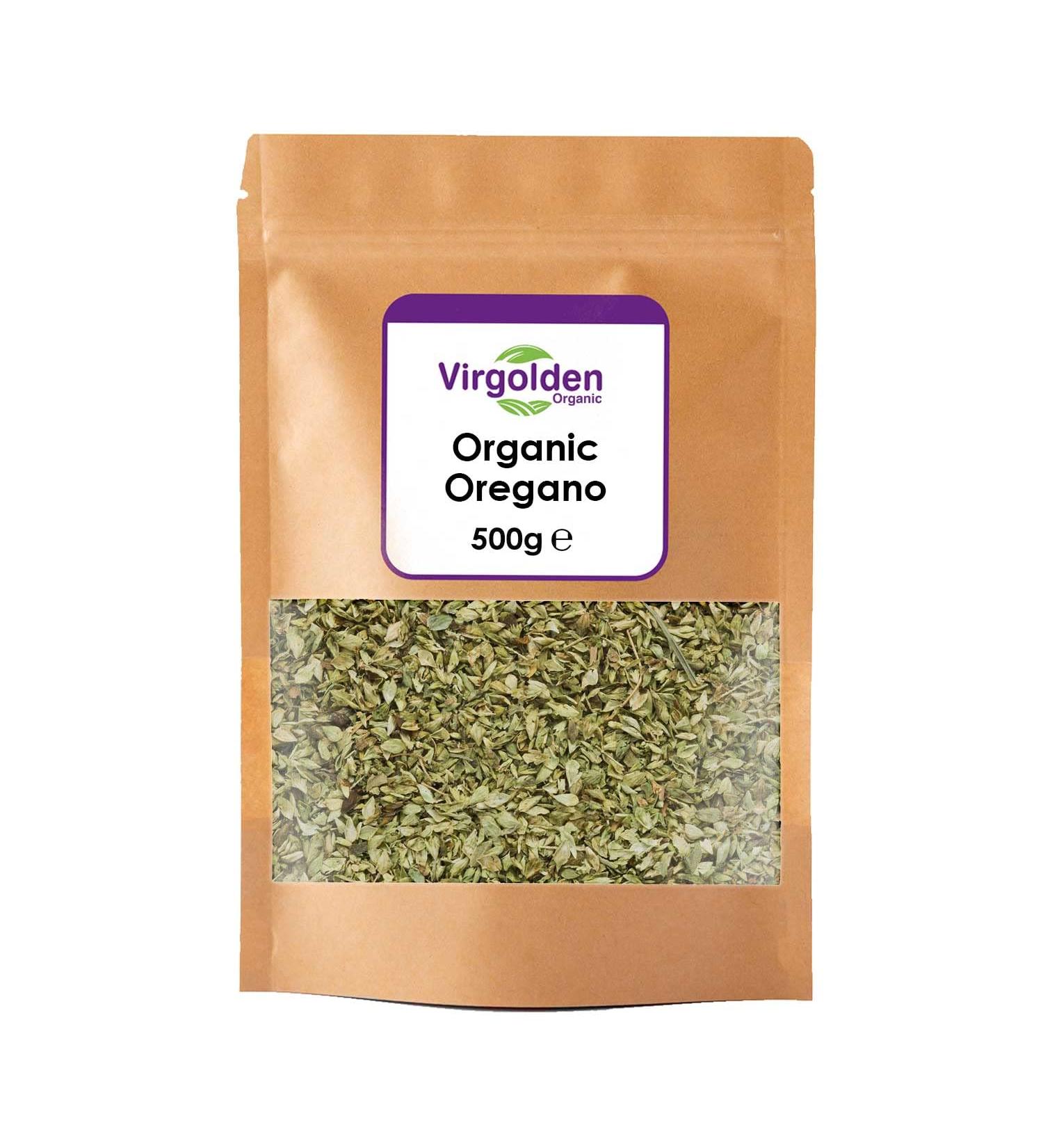 Virgolden Organic 500g Organic Dried Oregano - Premium Quality - Buy Online on GoSupps.com