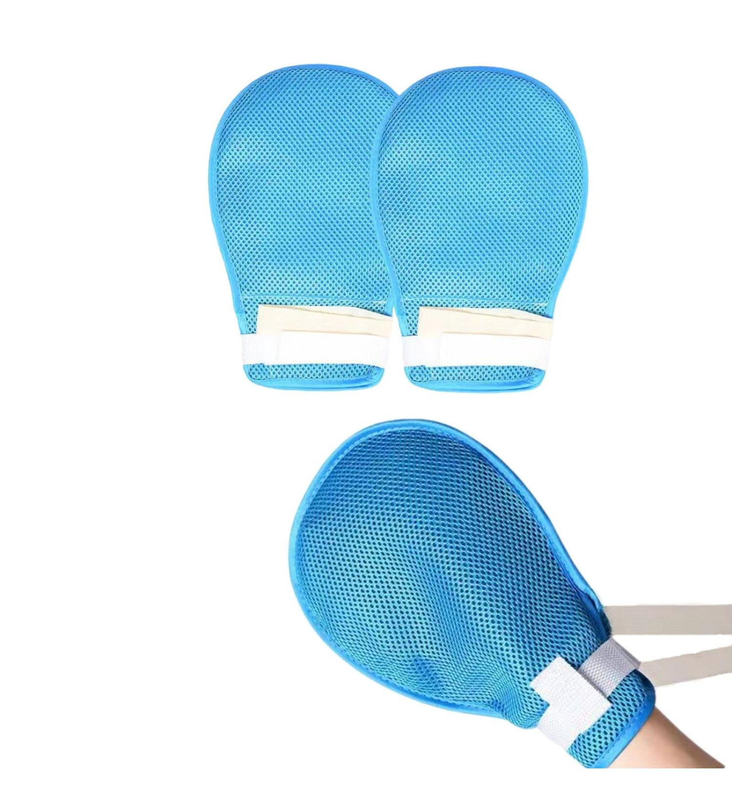 Dementia Restraint Gloves 2 Pack Safety Control Anti Scratch Mitts for Elderly Patients Regular - Buy Online on GoSupps.com