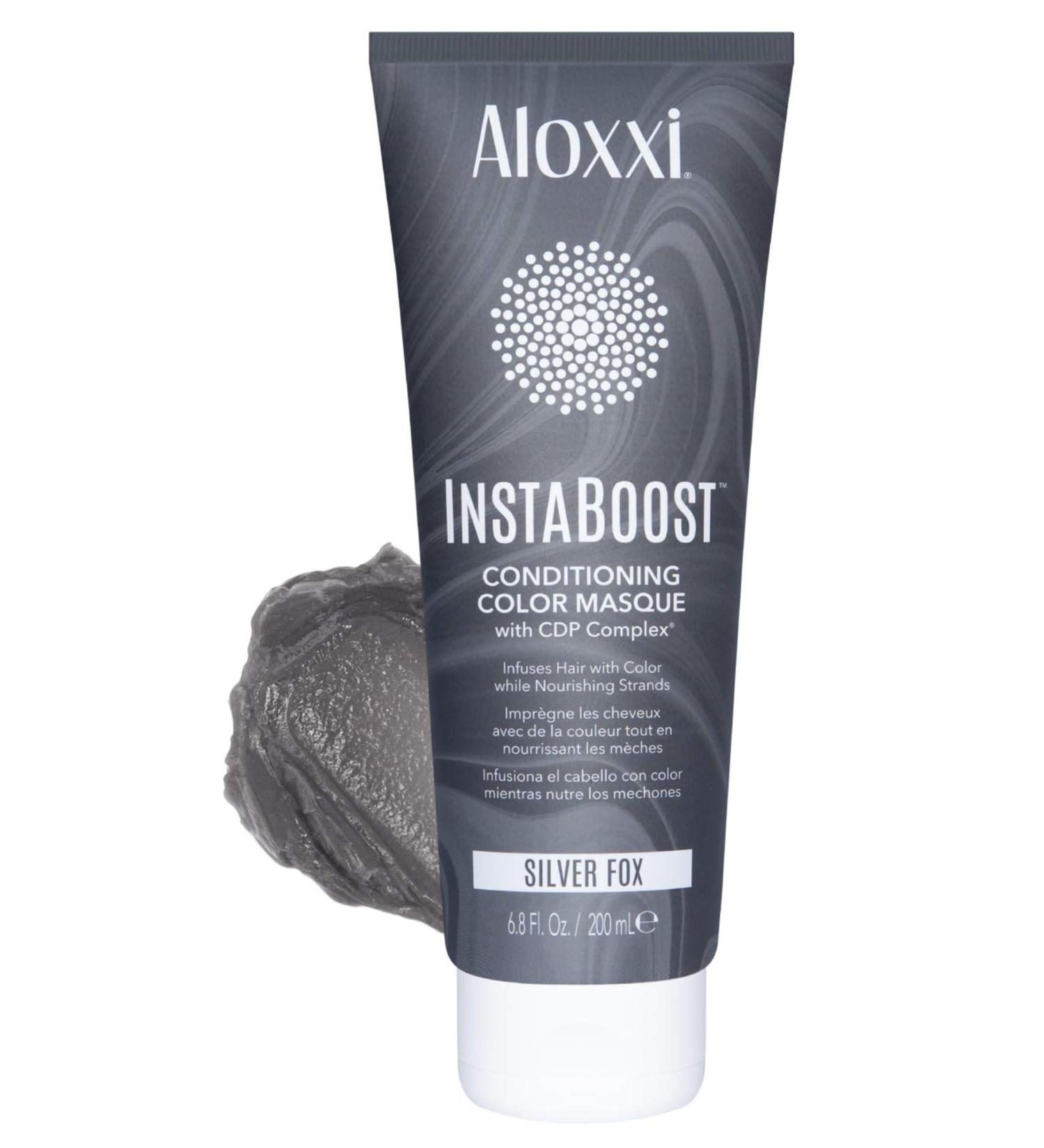 ALOXXI InstaBoost Color Depositing Conditioner Mask | Instant Silver Fox Temporary Hair Color Dye & Deep Conditioning Masque - Buy Online on GoSupps.com