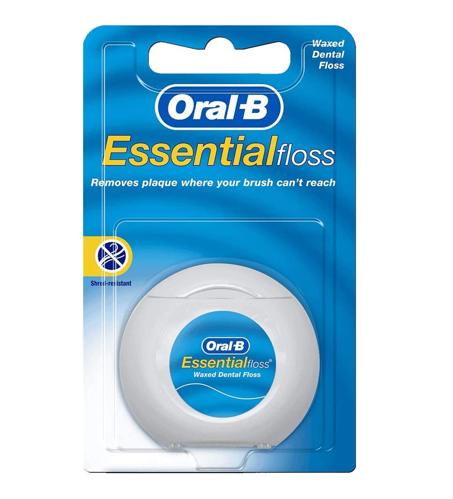 Buy Oral-B Essential Waxed Dental Floss 50m - Best International Shipping & Dental Care - Buy Online on GoSupps.com