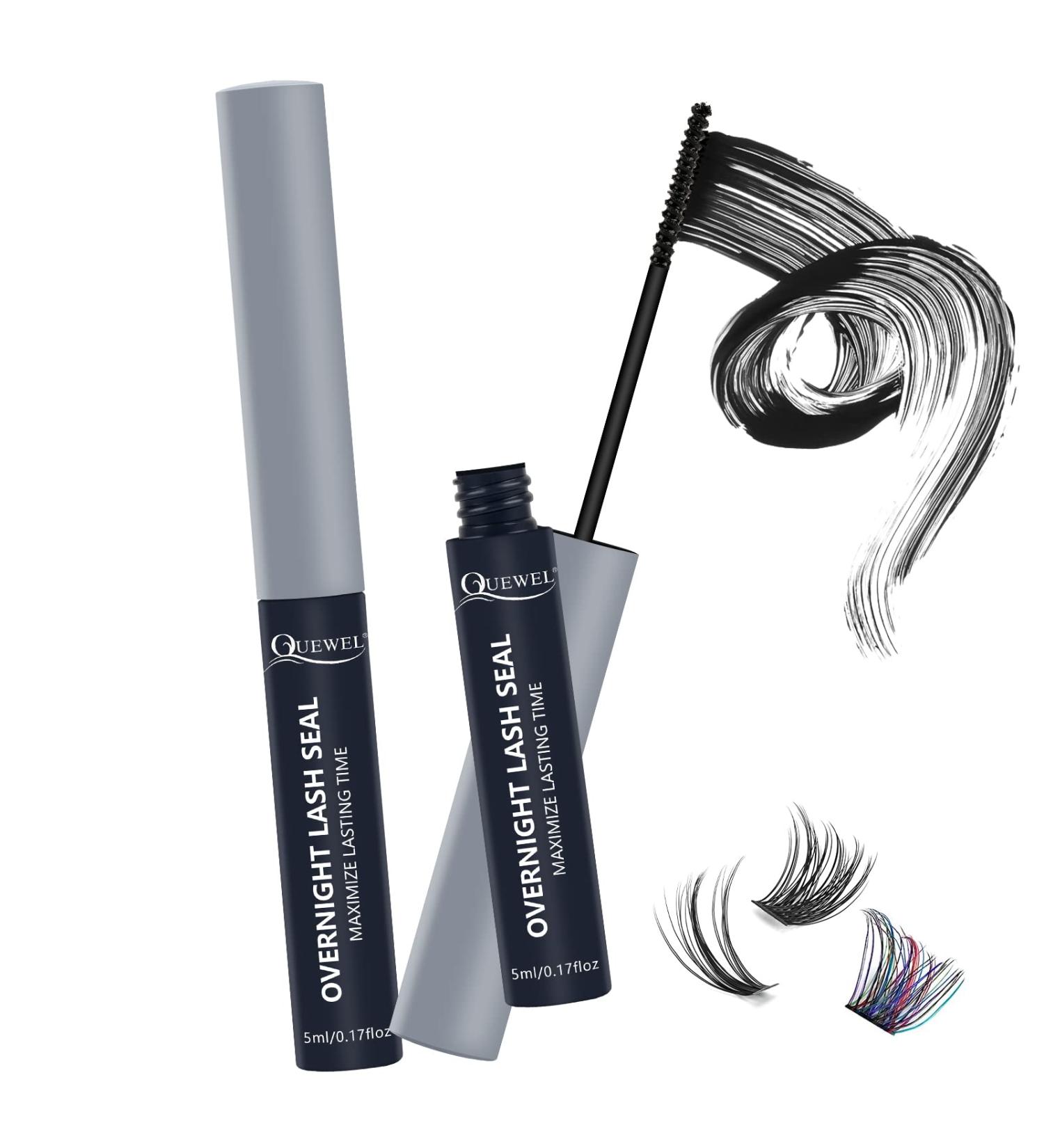 Buy QueWel Cluster Eyelashes Seal 5ml | Strong Hold DIY Eyelash Extensions | Personal Makeup Use | Overnight Seal for Long-Lasting Lashes - Buy Online on GoSupps.com