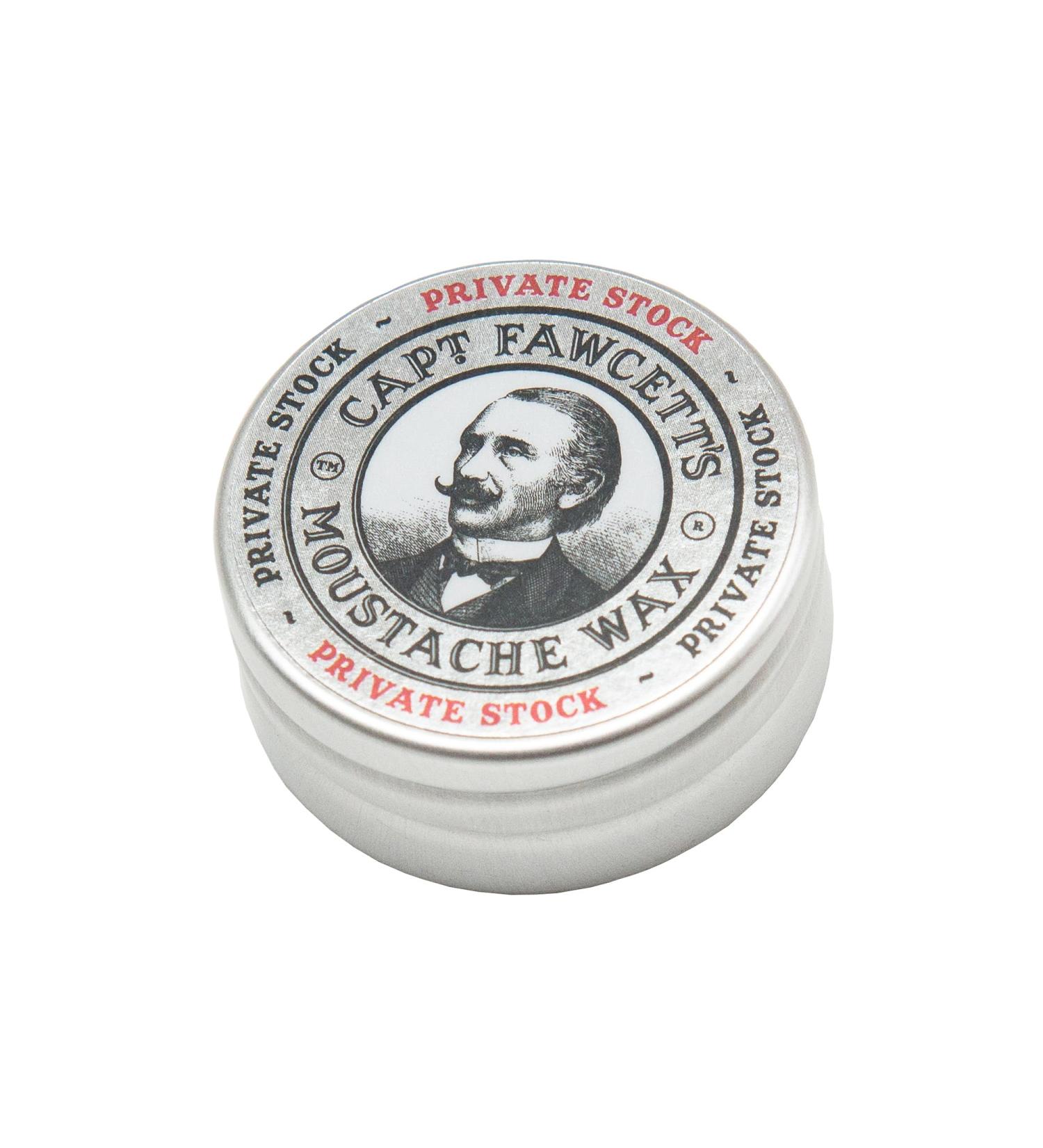 Buy Captain Fawcett Moustache Wax (Private Stock) - Premium Moustache Grooming Worldwide Shipping - Buy Online on GoSupps.com