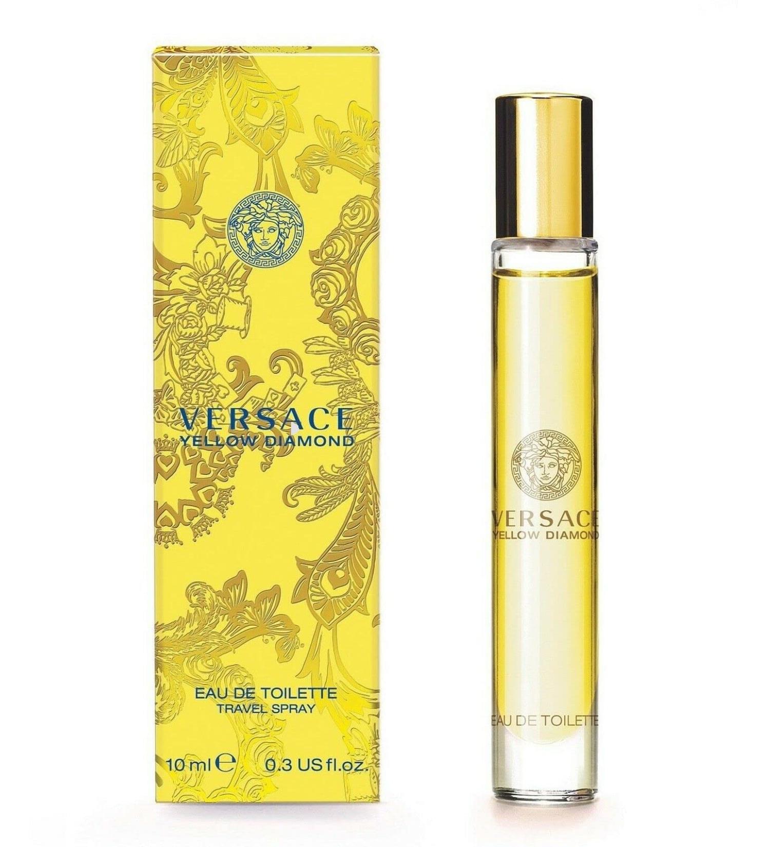 Versace Yellow Diamond Perfume for Women Mini EDT Travel Spray 0.3 Ounce 0.3 Ounce (Pack of 1) - Buy Online on GoSupps.com