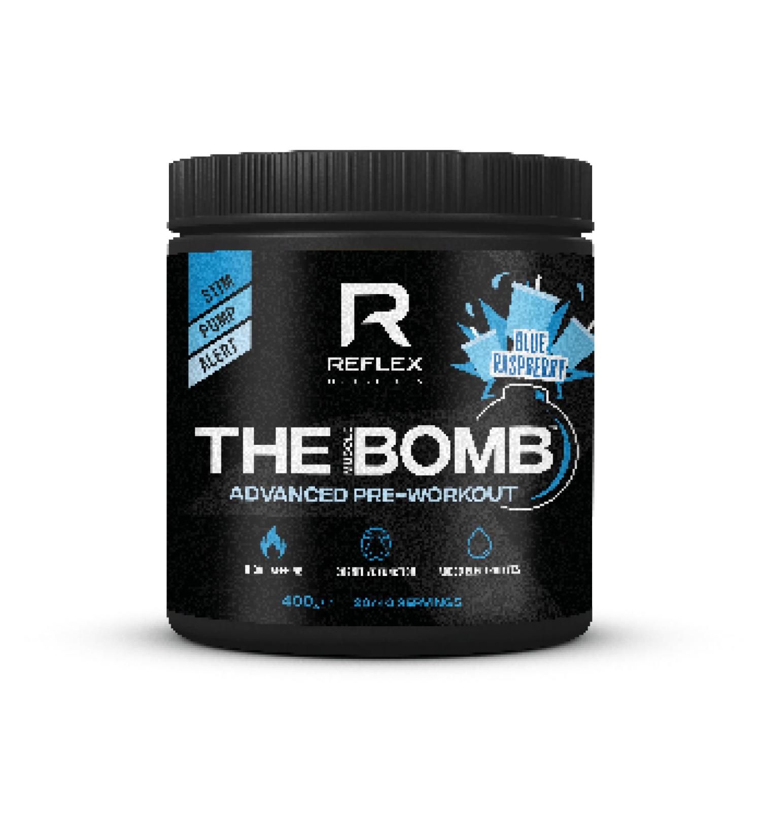  Reflex Nutrition Reflex Nutrition Pre-Workout The Muscle Bomb: 350g caffeine 9g citrulline malate 2.5g beta-alanine electrolyte - Buy Online on GoSupps.com