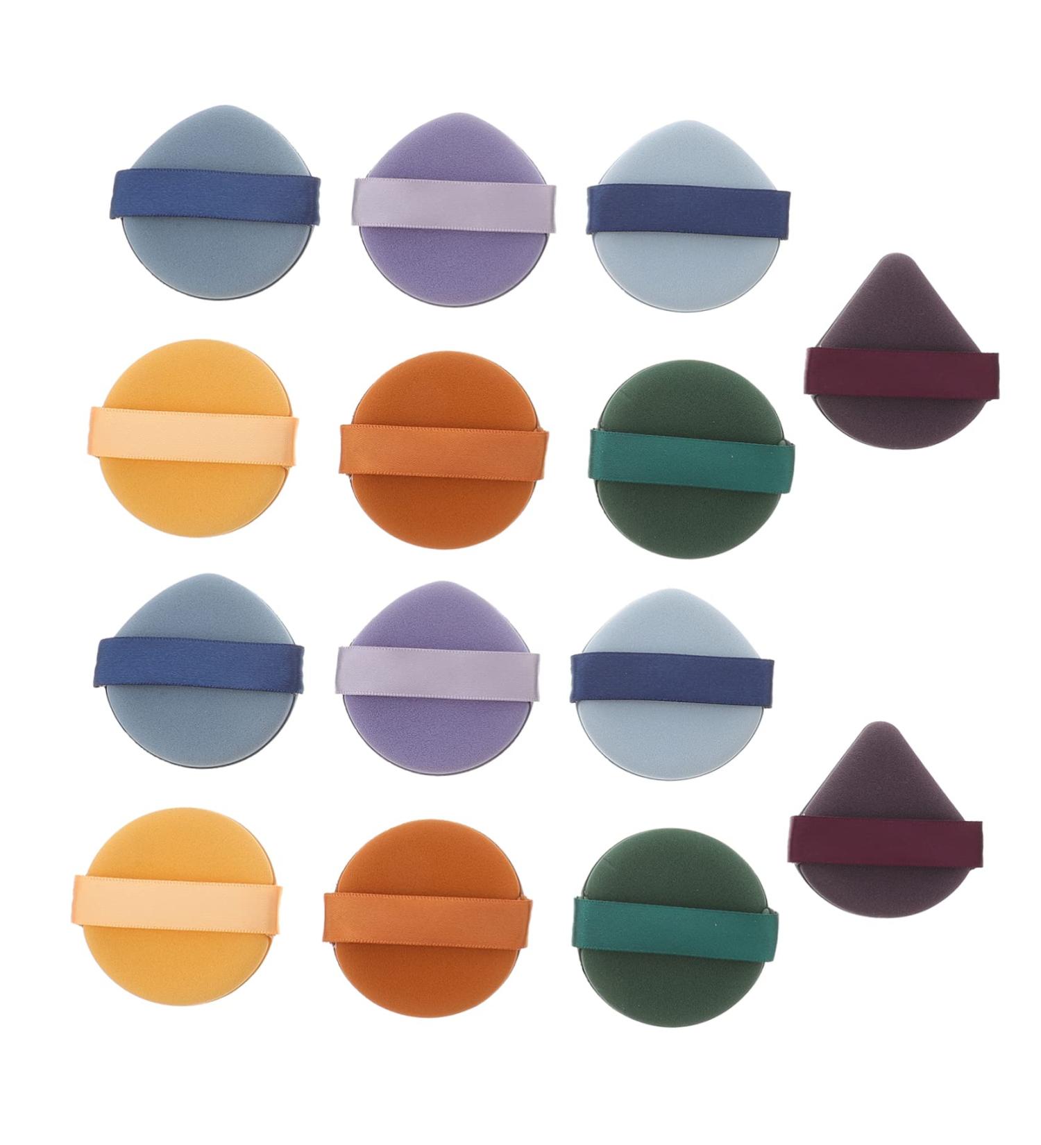Didiseaon 2 Boxes Facial Puff Powder Mixer Cushion Foundation Puff Setting Powder Puff Compact Powder Puff Small Face Puff Dusting Powder Puff Cosmetics Natural Sponge Make up - Buy Online on GoSupps.com