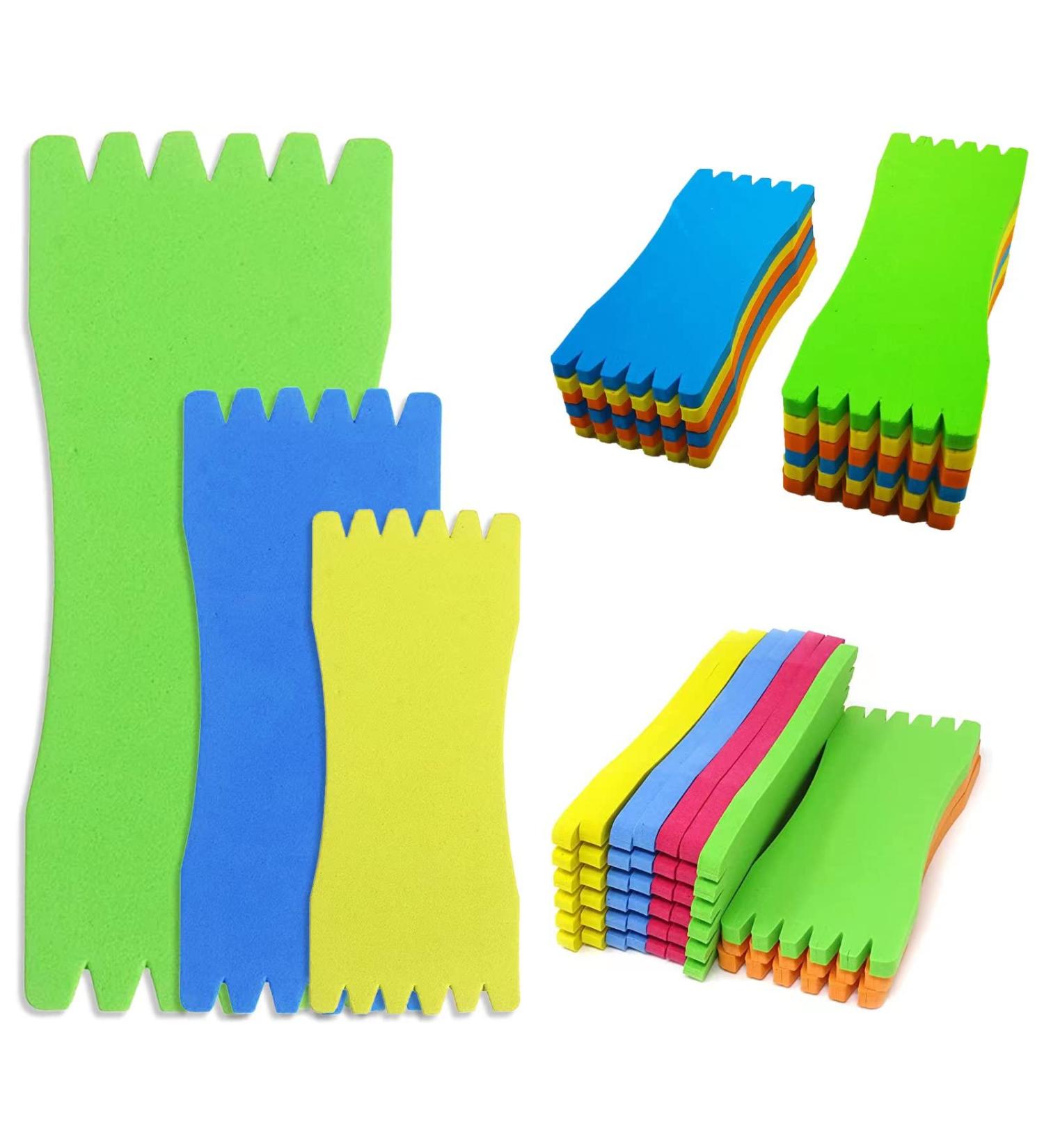 XSHAO 60-Piece Foam Fishing Leader Winders - Durable Tool Accessories for Organizing Fishing Cords (Random Colors 3 Sizes) - Buy Online on GoSupps.com