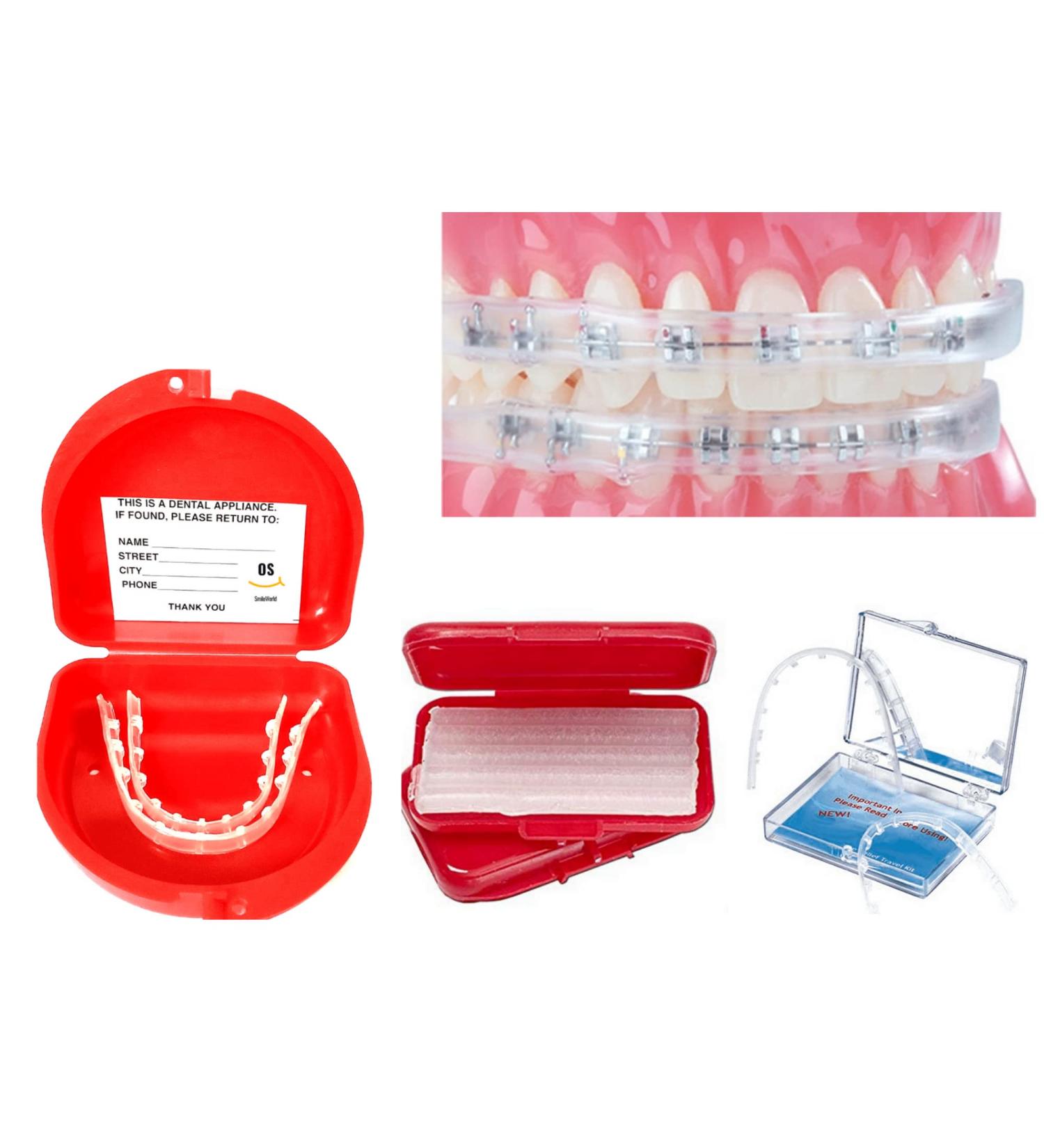 SmileWorld Lip Guard for Braces Bundle Set - Oral Relief for Orthodontic Braces - Buy Online on GoSupps.com