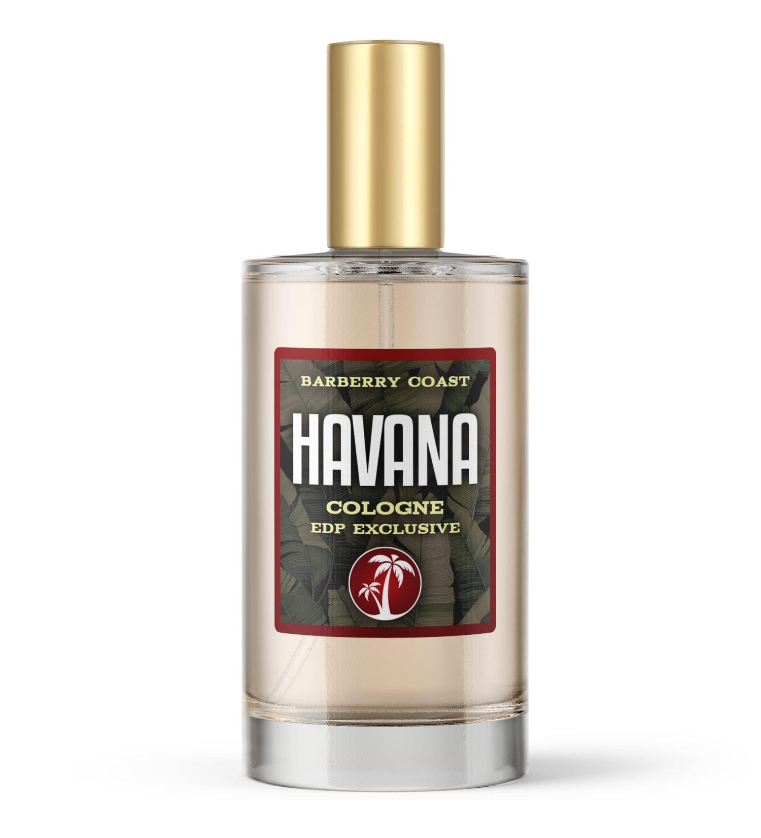 Havana Eau de Parfum EdP Cologne for Men by Barberry Coast - Crafted with Pure Oils from the Best Places on Earth