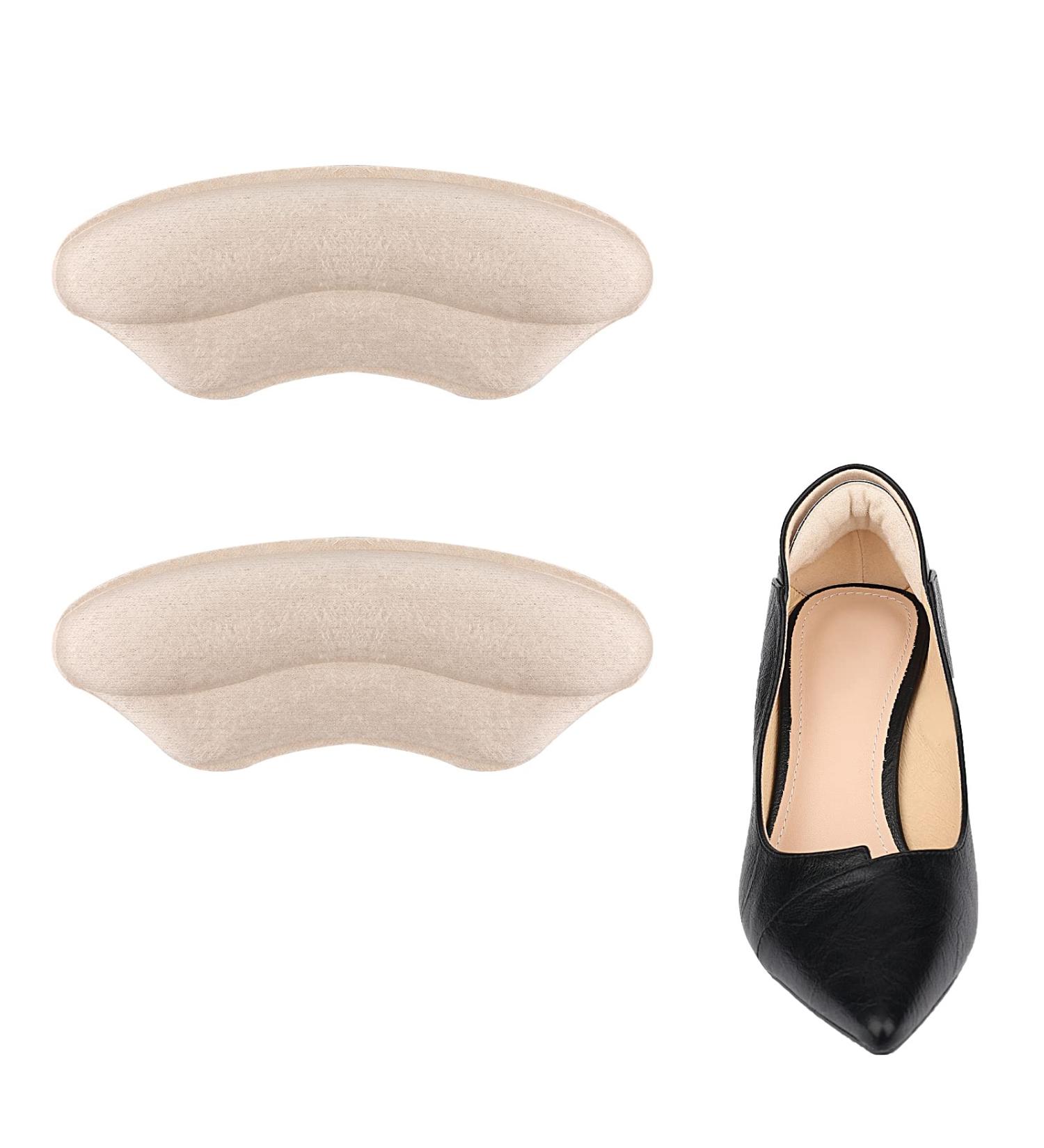 KINBOM Heel Grips - Self-Adhesive Cushions for Loose Shoes | Nude Color | Men & Women | Sneakers & High Heels - Buy Online on GoSupps.com