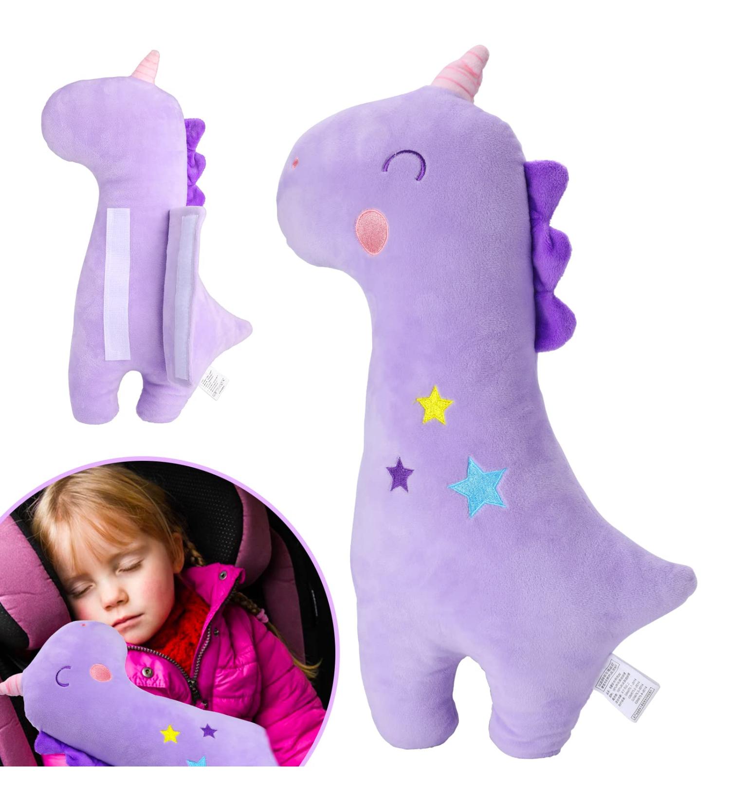 Pinkgarden Unicorn Car Seatbelt Pillow for Kids - Seat Strap Cushion for Toddler Head Rest - Seatbelt Cover for Child Safety - Buy Online on GoSupps.com