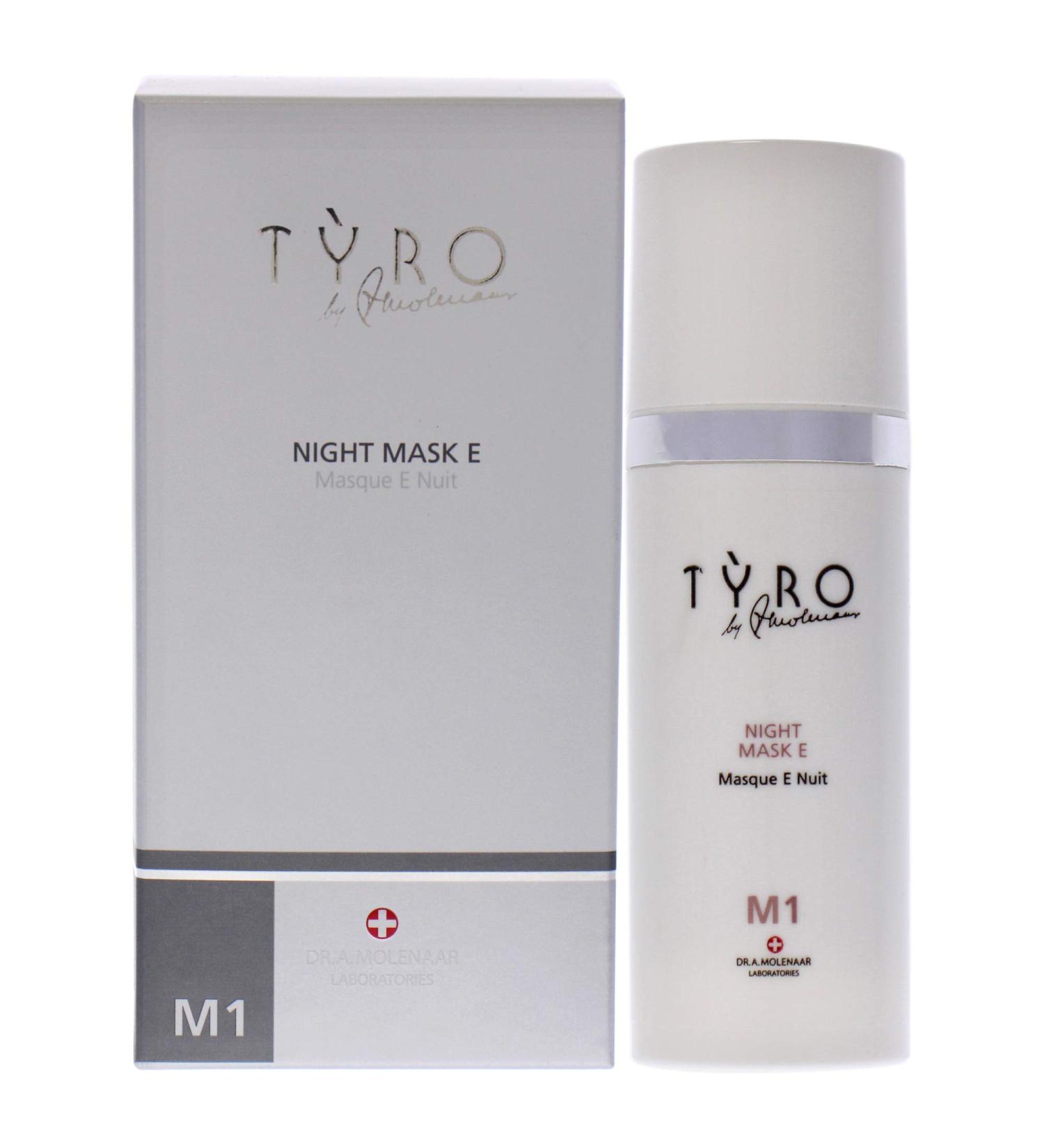 TYRO Night Face Mask E - Soothing Overnight Anti-Aging Mask with Vitamin E | Nourishing for All Skin Types - 1.69 Oz | Shop Internationally - Buy Online on GoSupps.com