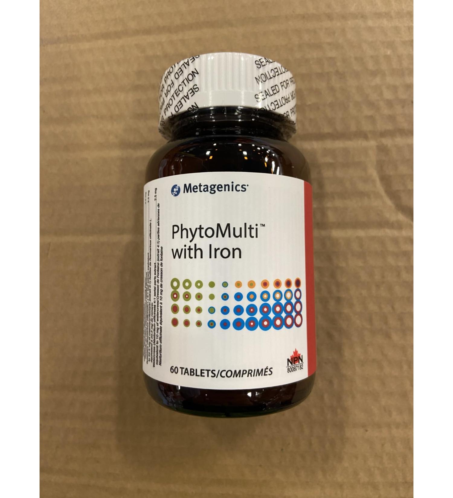 Metagenics - PhytoMulti with Iron - Antioxidants Multivitamin and Multimineral Formula - 60 Tablets - Buy Online on GoSupps.com
