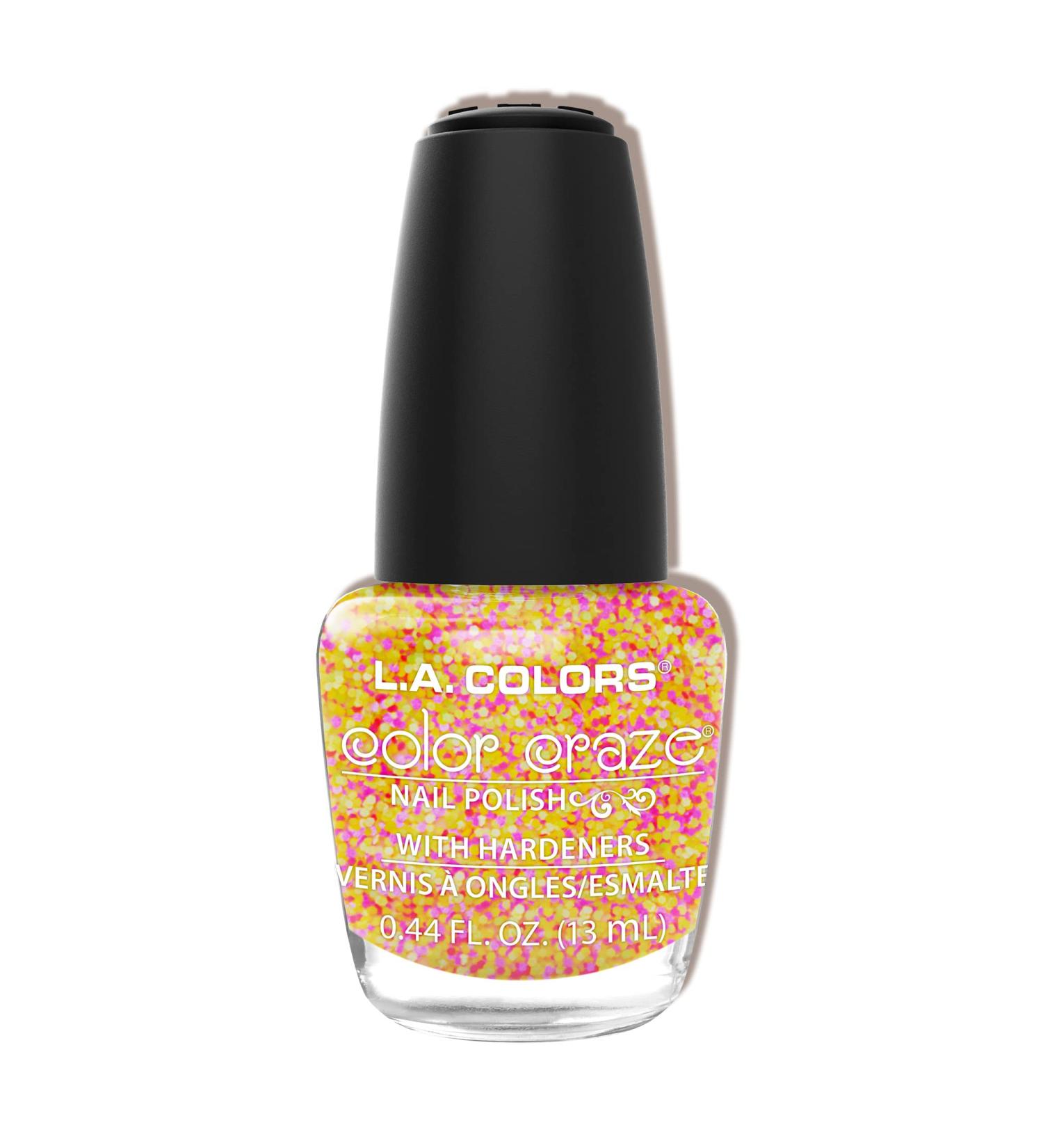 L.A. COLORS Color Craze Nail Polish  Fruity  1 Ounce