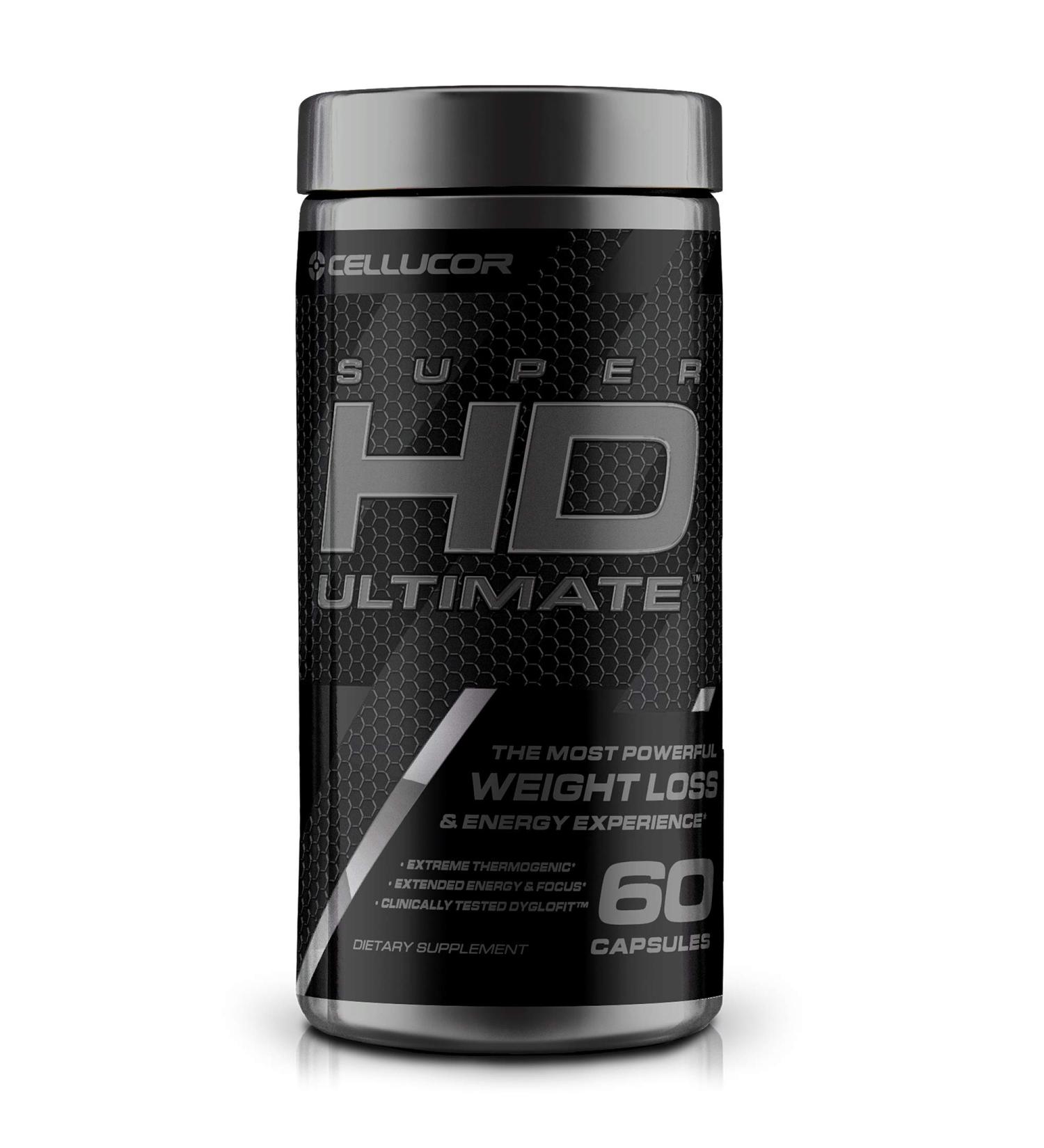 Cellucor Super HD Ultimate Thermogenic Fat Burner & Weight Loss Supplement - 60 Capsules - Buy Online on GoSupps.com