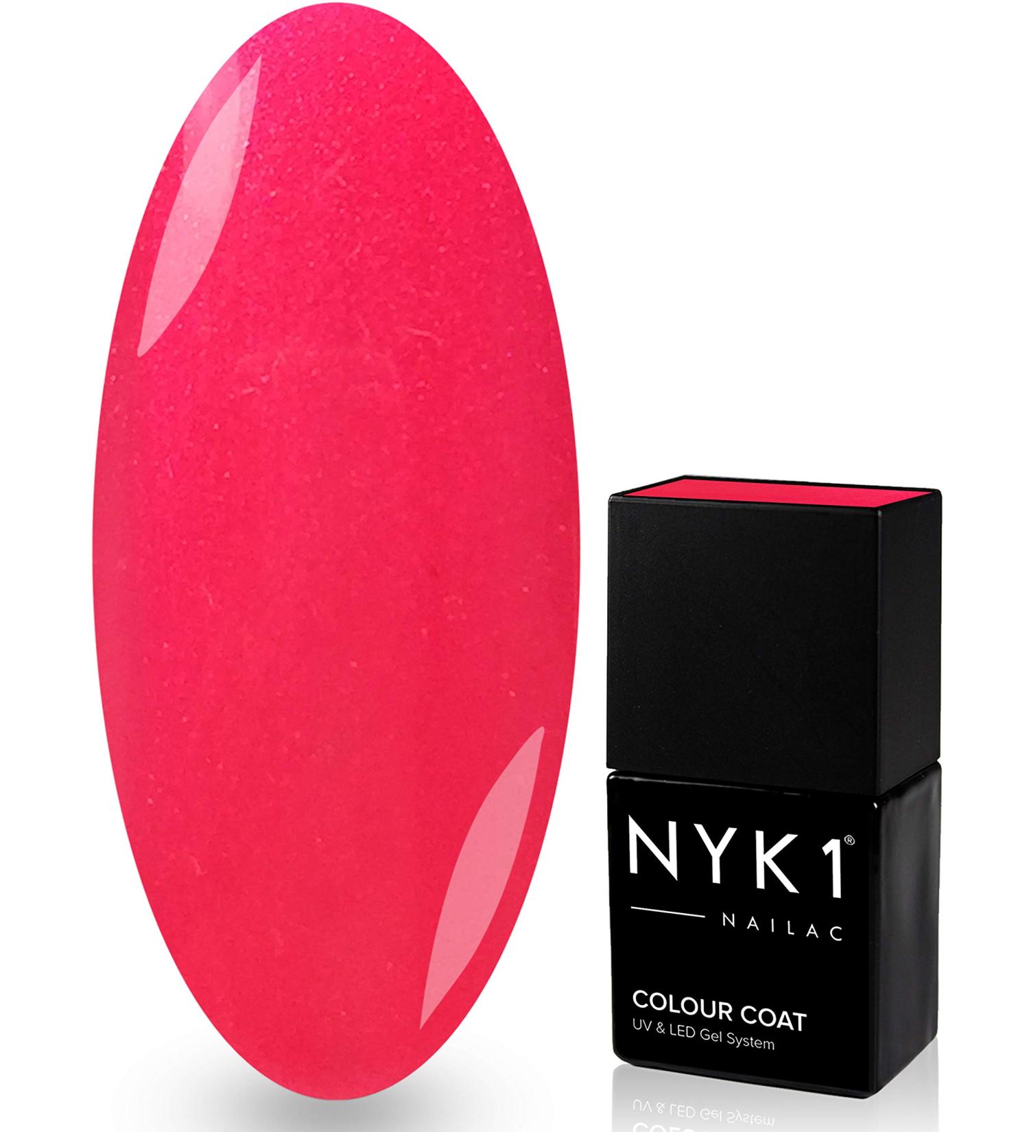 NYK1 NAILAC - PARADISE PINK - Professional Gel Nail Polish - UV and LED Drying - Quick Soak Off Gel Polish 10ml - Over 100 Gel Nail Polish Nailac Colours to Choose From! - Buy Online on GoSupps.com