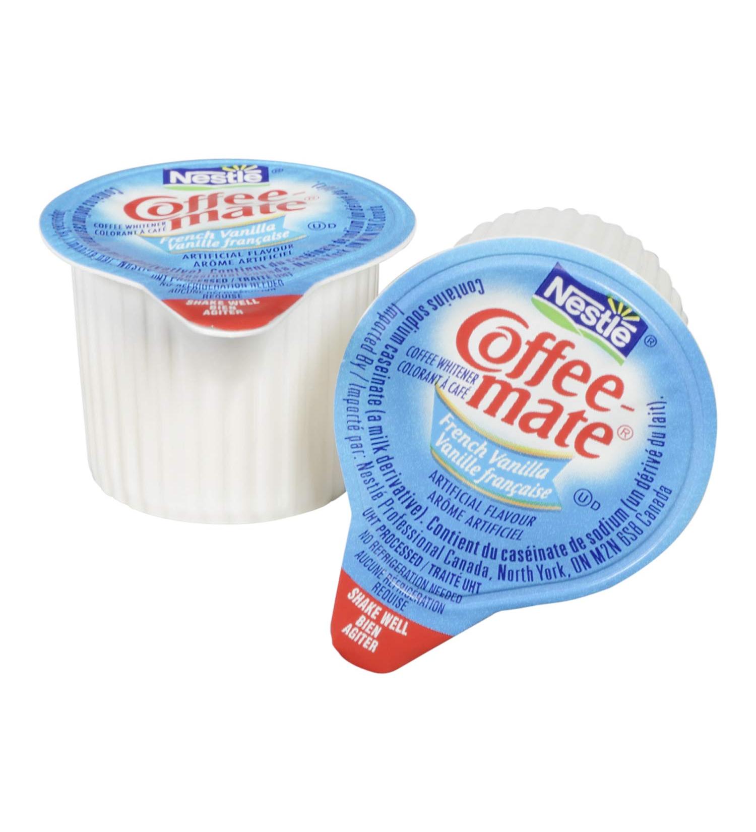 COFFEE-MATE Liquid Coffee Creamer Lactose Free French Vanilla Single Serve Portions No Refrigeration Pack of 180 x 11ml French Vanilla 1 Count (Pack of 180) - Buy Online on GoSupps.com