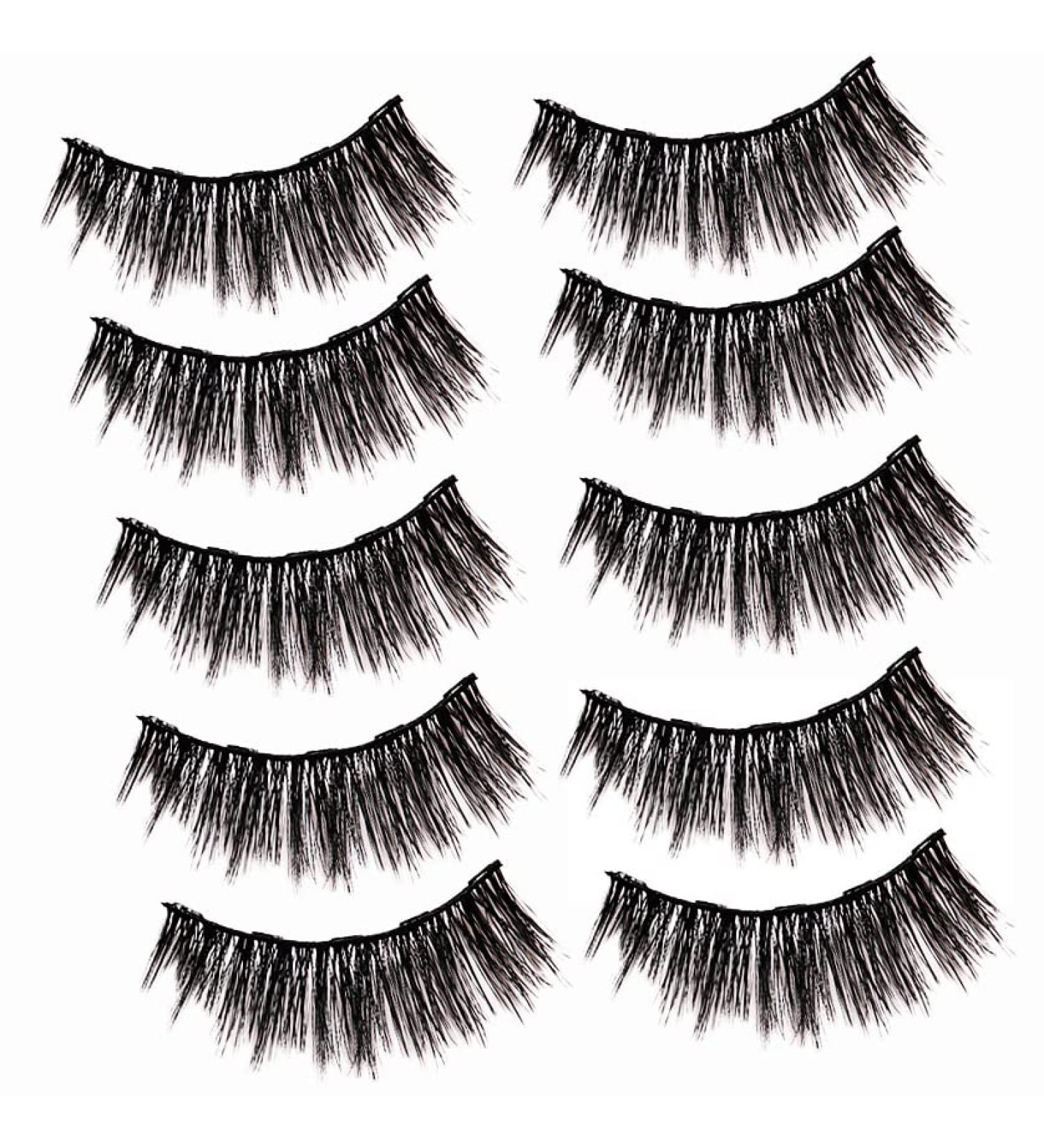 Buy 5 Pair Magnetic Eyelashes Kit - Easy Application No Glue Needed | Long-Lasting Magnetic Eyeliner & Soft Brush | International Shipping Available - Buy Online on GoSupps.com